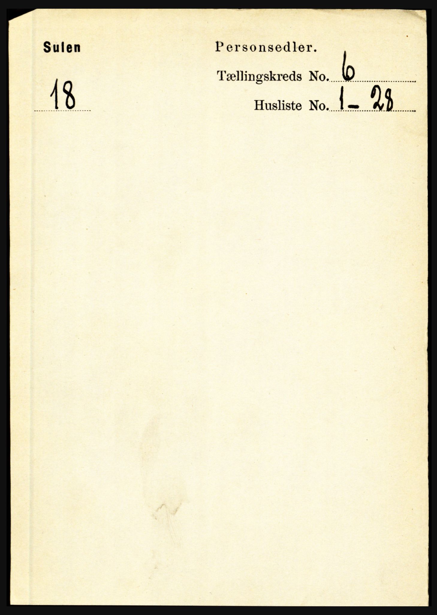 RA, 1891 census for 1412 Solund, 1891, p. 2013