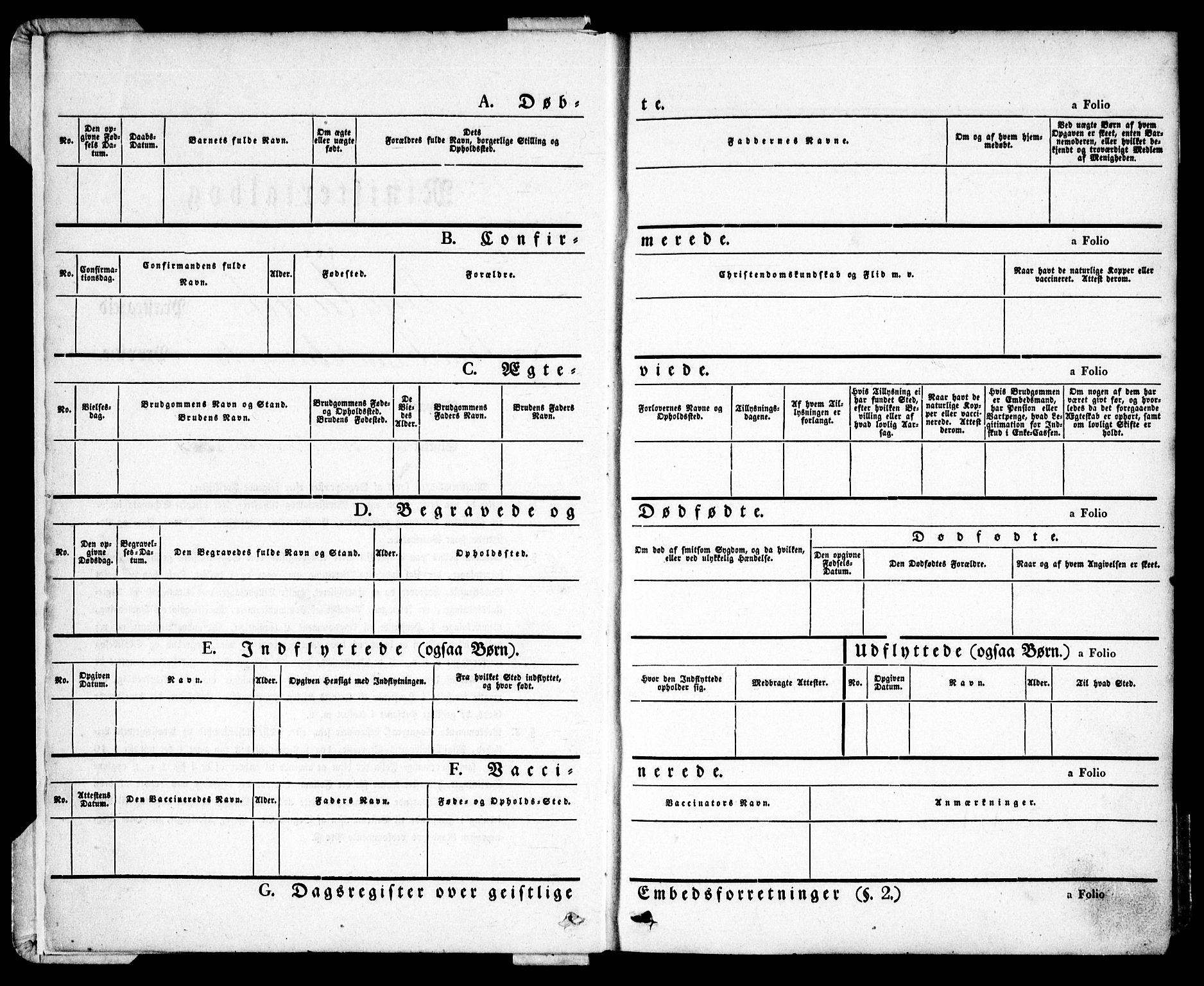 Bygland sokneprestkontor, AV/SAK-1111-0006/F/Fa/Fab/L0004: Parish register (official) no. A 4, 1842-1858