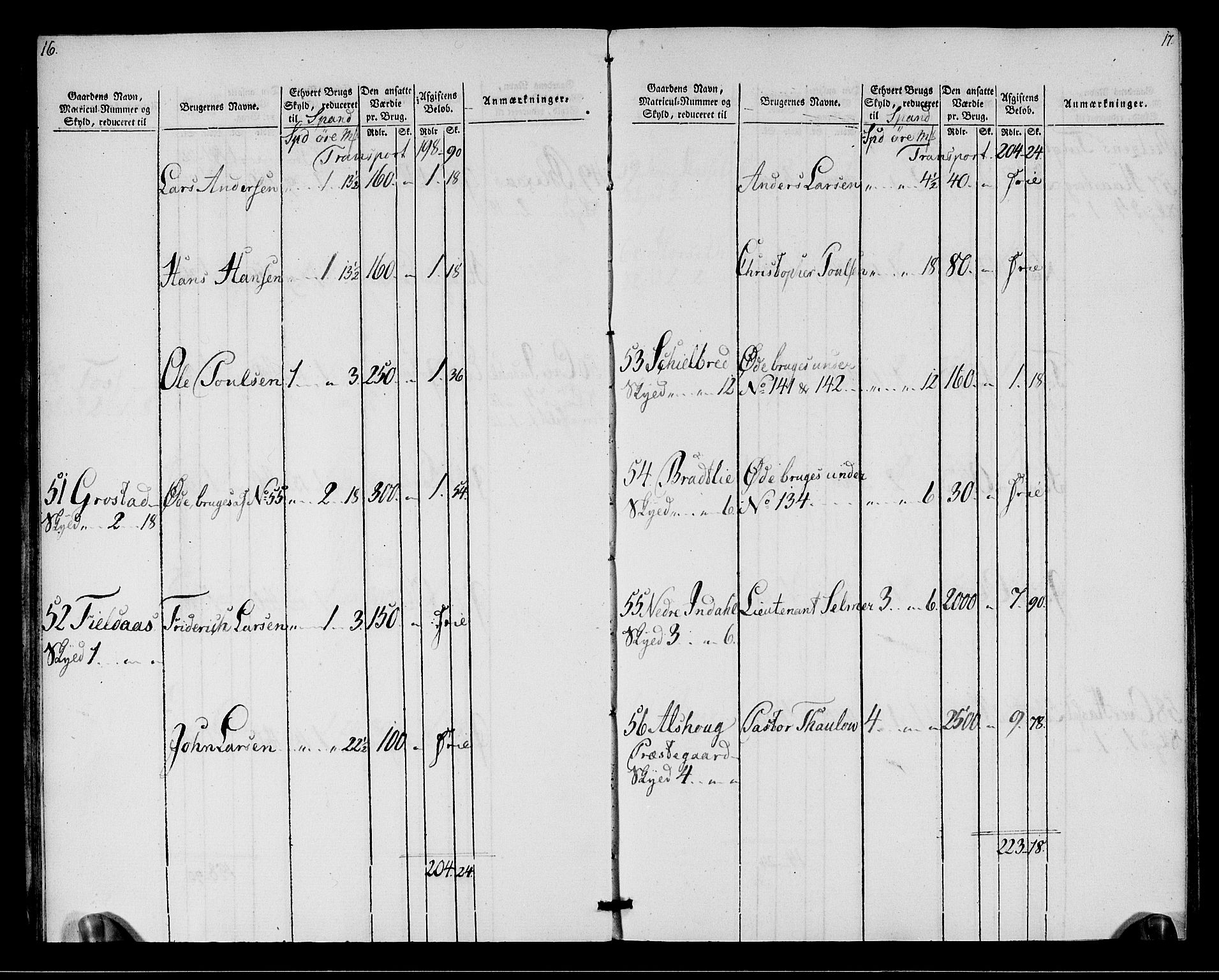 Rentekammeret inntil 1814, Realistisk ordnet avdeling, RA/EA-4070/N/Ne/Nea/L0146: Fosen fogderi. Oppebørselsregister, 1803-1804, p. 11