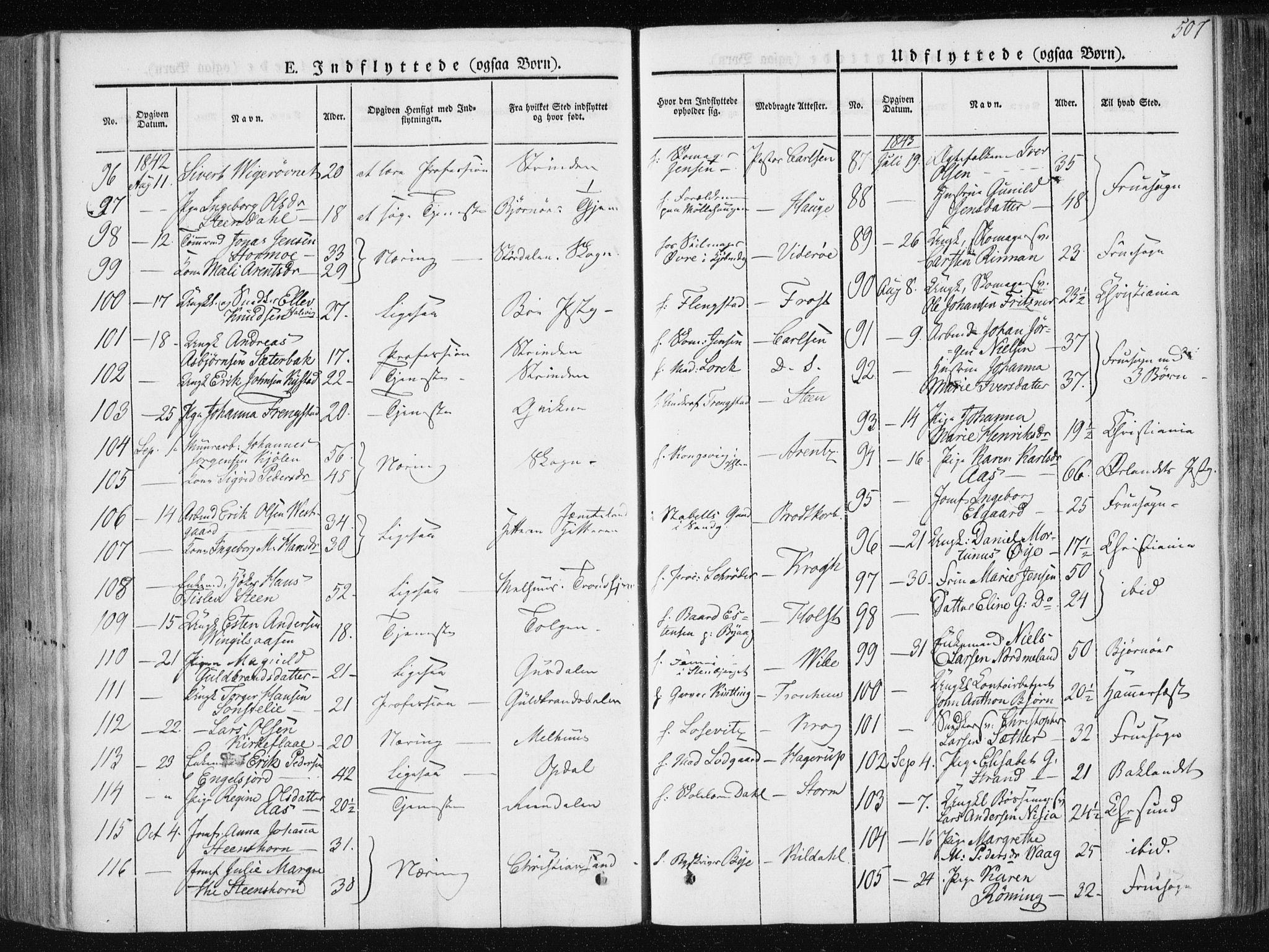 Ministerialprotokoller, klokkerbøker og fødselsregistre - Sør-Trøndelag, AV/SAT-A-1456/601/L0049: Parish register (official) no. 601A17, 1839-1847, p. 507