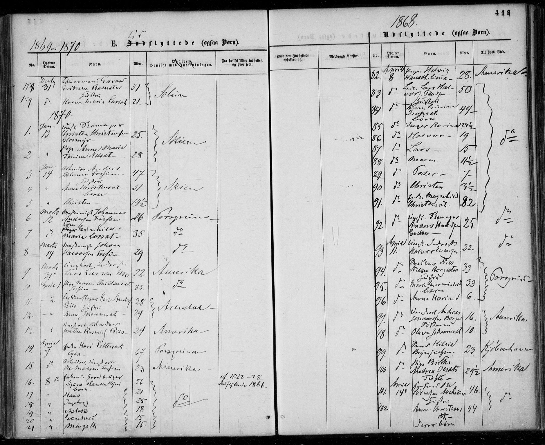 Gjerpen kirkebøker, SAKO/A-265/F/Fa/L0008b: Parish register (official) no. I 8B, 1857-1871, p. 418