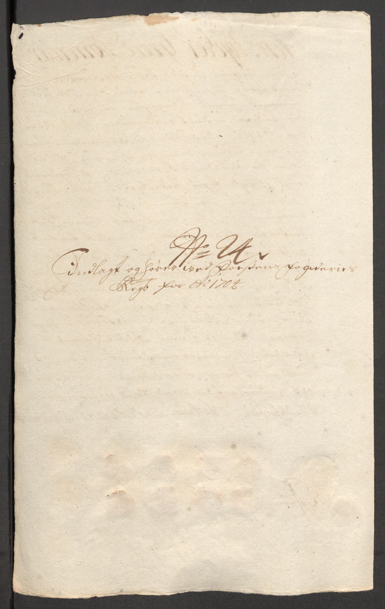 Rentekammeret inntil 1814, Reviderte regnskaper, Fogderegnskap, RA/EA-4092/R57/L3856: Fogderegnskap Fosen, 1704-1705, p. 180