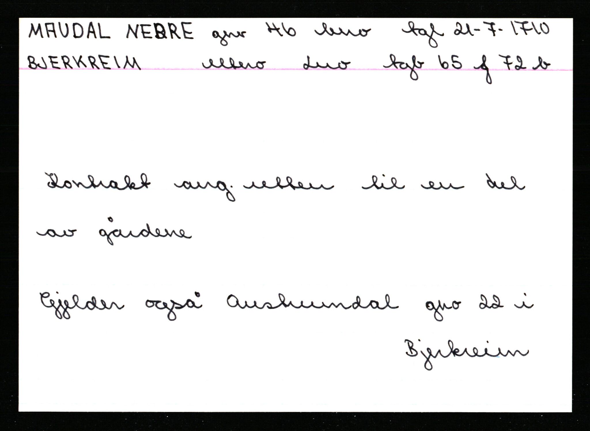 Statsarkivet i Stavanger, AV/SAST-A-101971/03/Y/Ym/L0037: Åstedskort sortert etter gårdsnavn: Lædre - Mauland, 1600-1950, p. 617