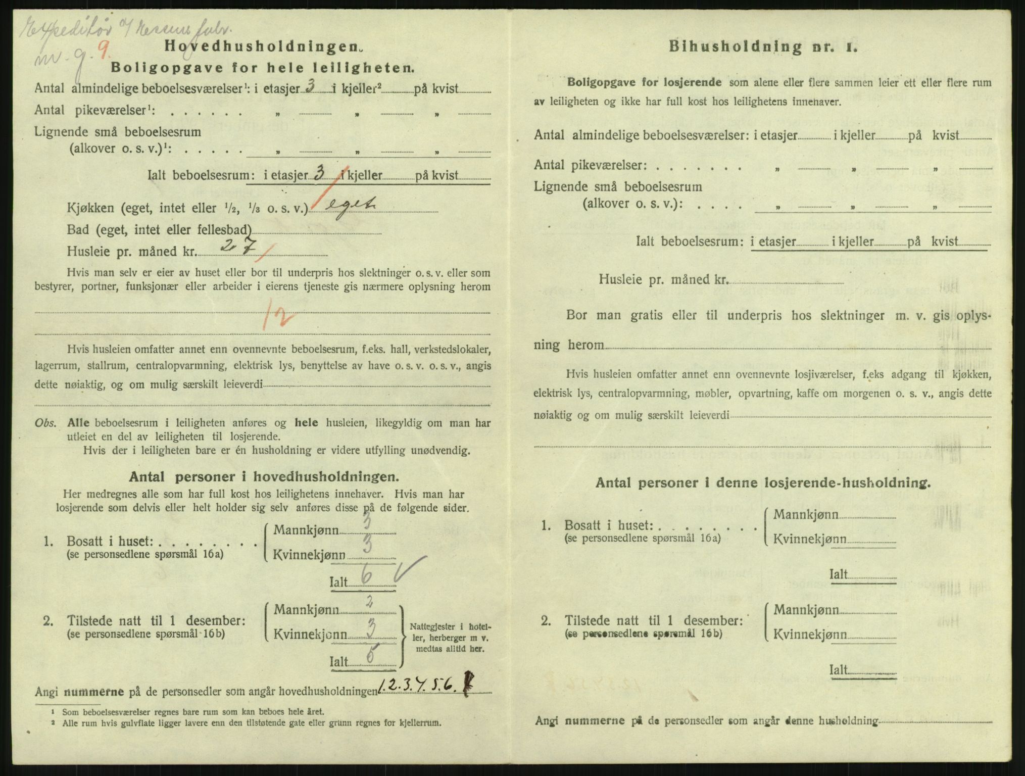 SAH, 1920 census for Gjøvik, 1920, p. 1159