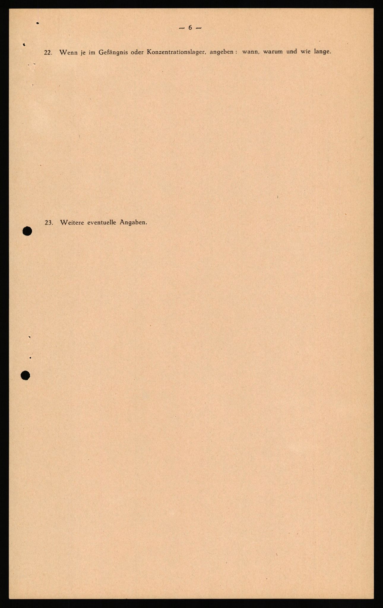 Forsvaret, Forsvarets overkommando II, AV/RA-RAFA-3915/D/Db/L0027: CI Questionaires. Tyske okkupasjonsstyrker i Norge. Tyskere., 1945-1946, p. 106