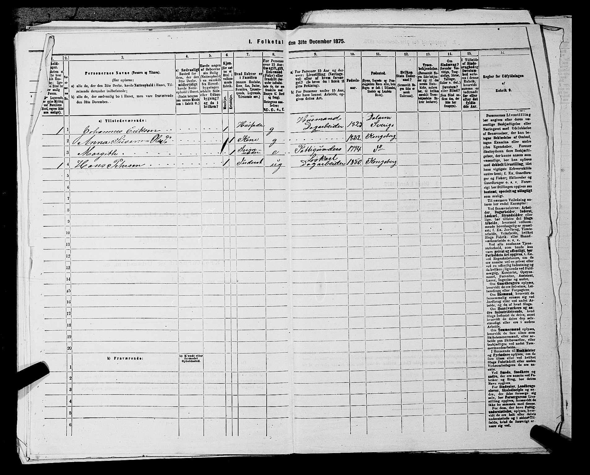 SAKO, 1875 census for 0824P Gransherad, 1875, p. 358