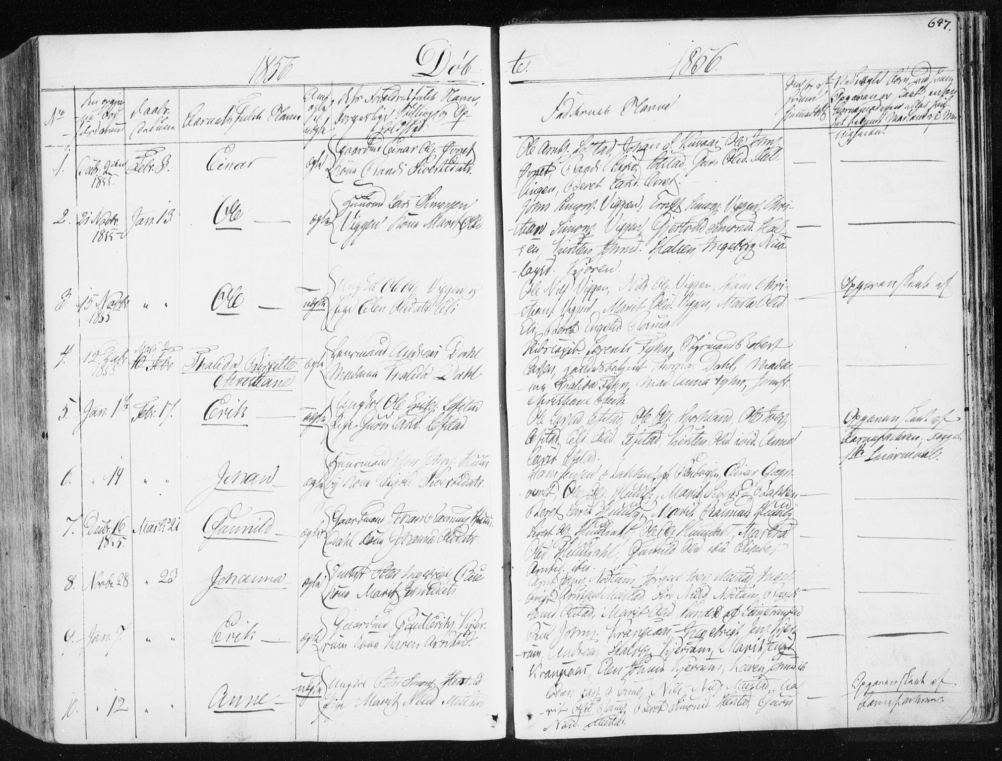 Ministerialprotokoller, klokkerbøker og fødselsregistre - Sør-Trøndelag, SAT/A-1456/665/L0771: Parish register (official) no. 665A06, 1830-1856, p. 647