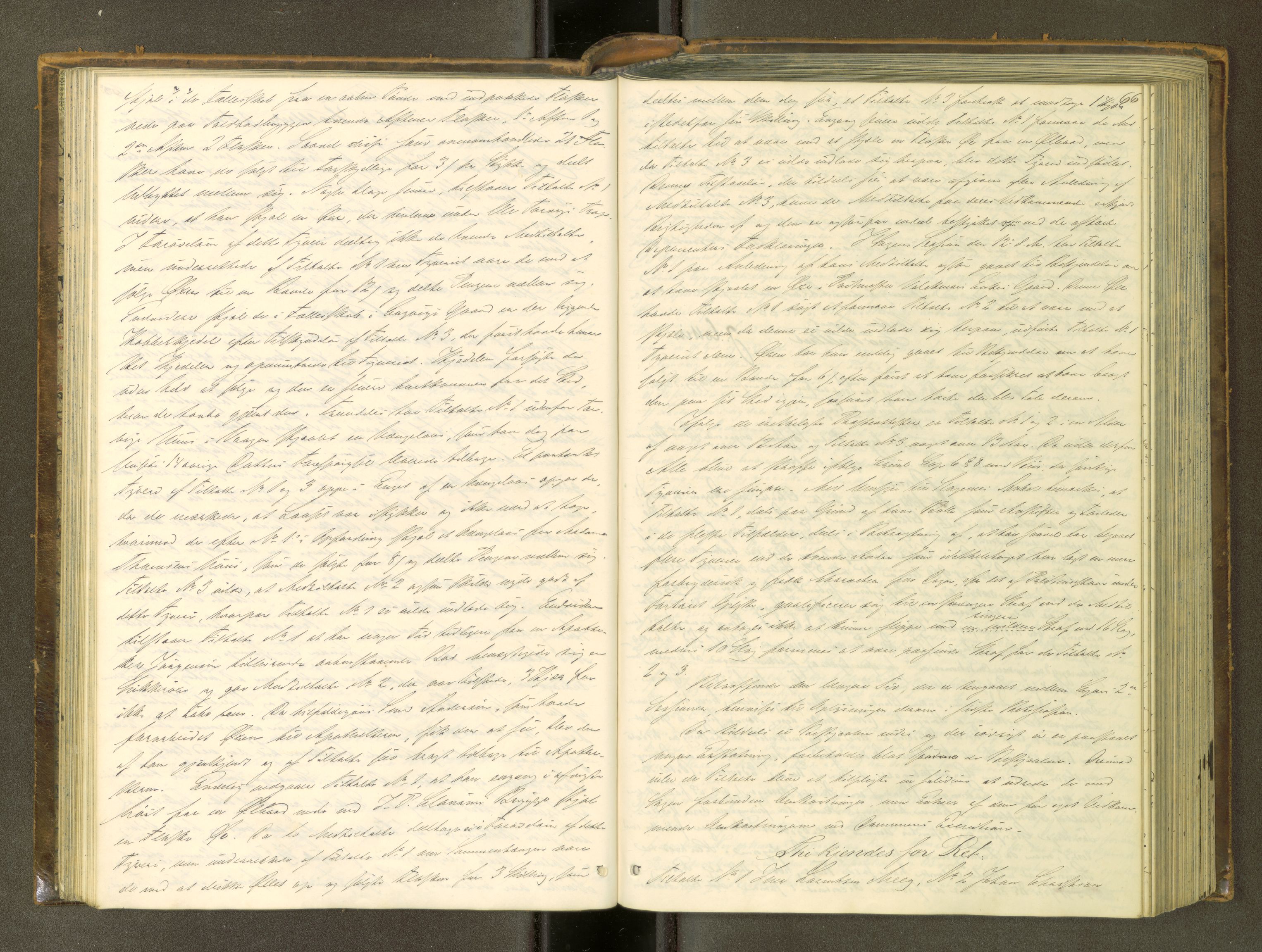 Kristiansund byfogd, AV/SAT-A-4587/A/04/L0003: Domprotokoll. Aut. 08.10.1861, 1861-1868, p. 65b-66a