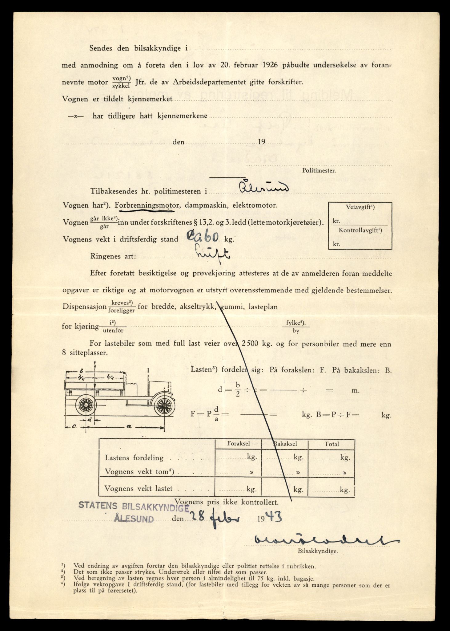 Møre og Romsdal vegkontor - Ålesund trafikkstasjon, AV/SAT-A-4099/F/Fe/L0026: Registreringskort for kjøretøy T 11046 - T 11160, 1927-1998, p. 1206