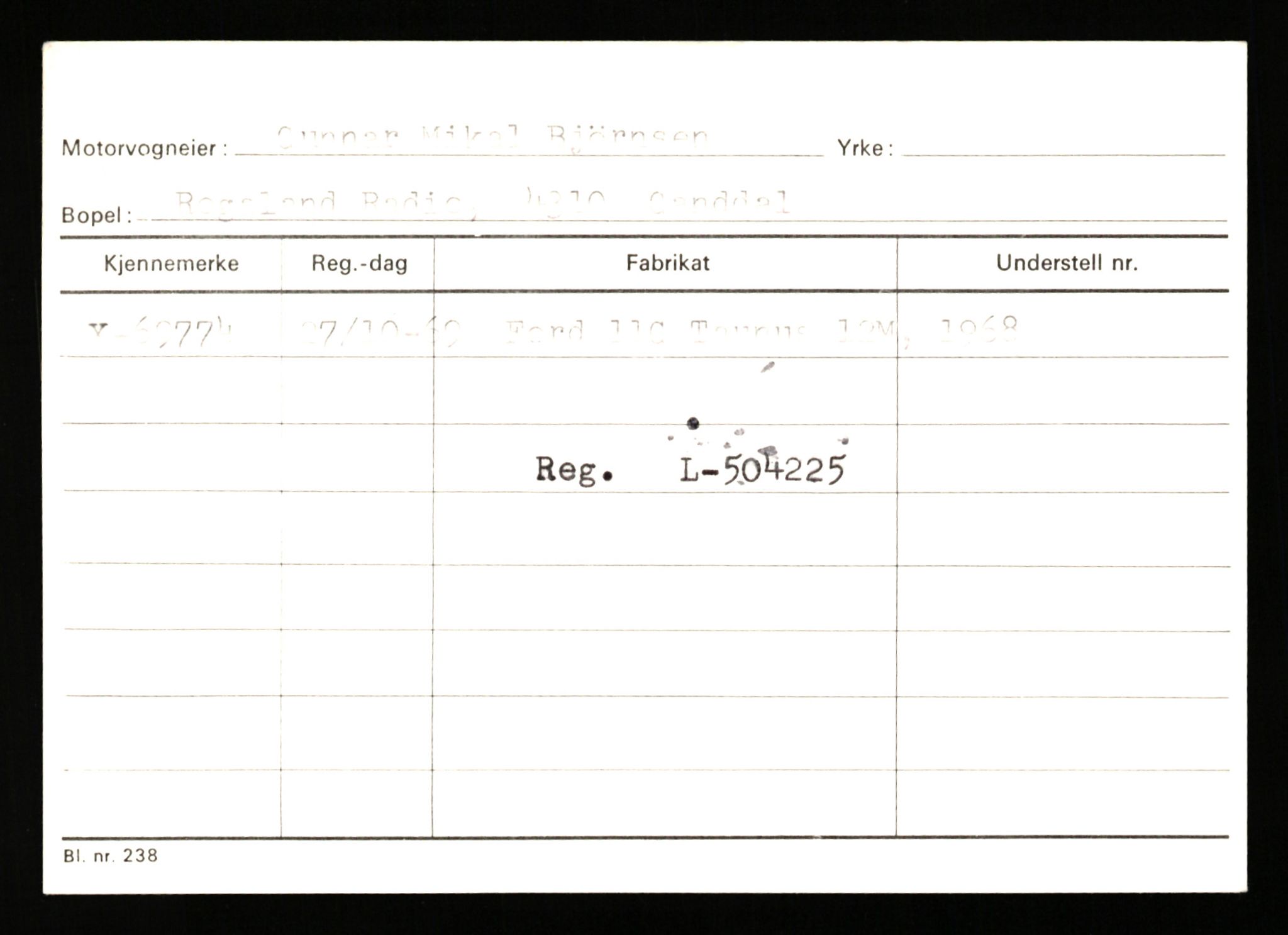 Stavanger trafikkstasjon, AV/SAST-A-101942/0/G/L0008: Registreringsnummer: 67519 - 84533, 1930-1971, p. 241