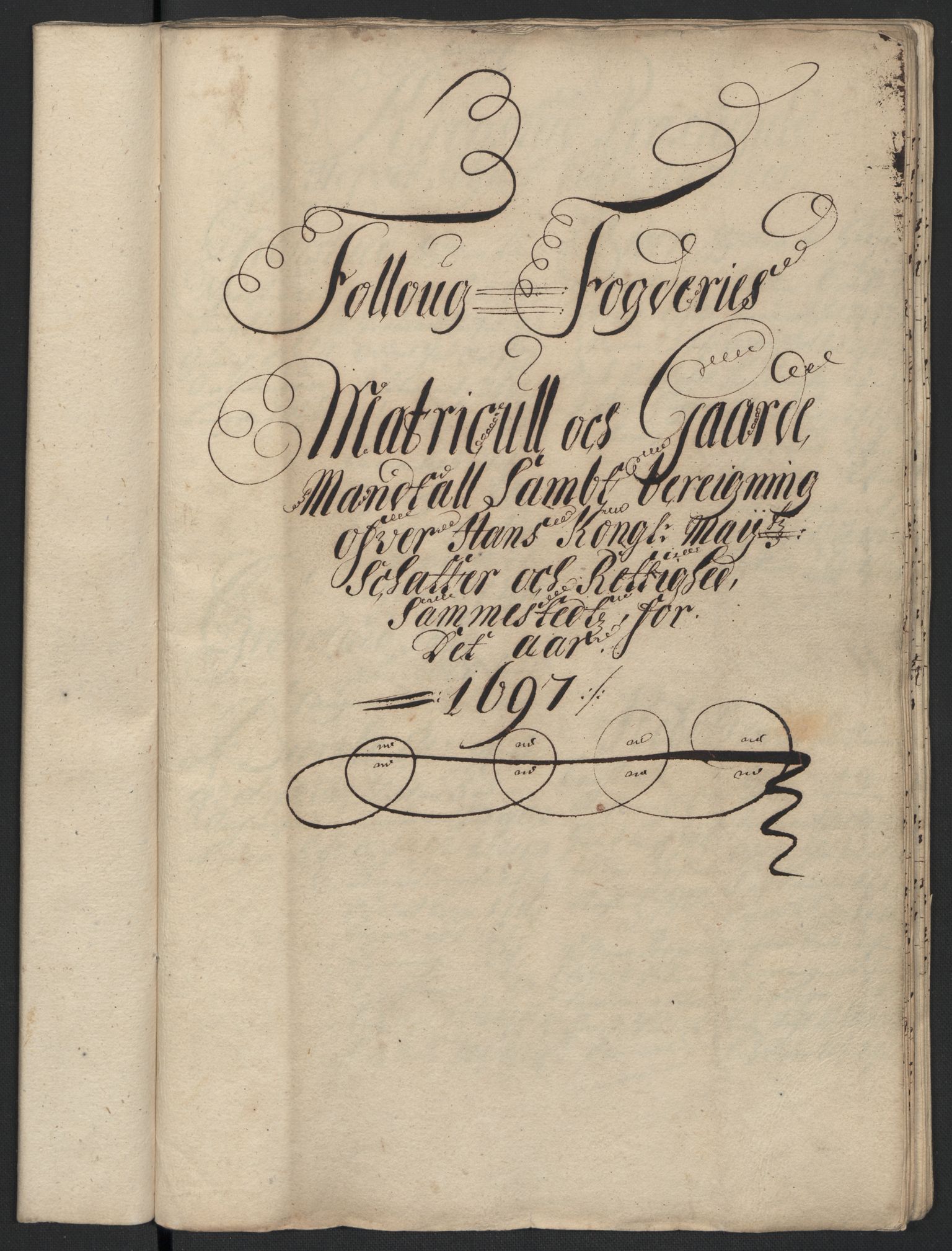 Rentekammeret inntil 1814, Reviderte regnskaper, Fogderegnskap, AV/RA-EA-4092/R10/L0440: Fogderegnskap Aker og Follo, 1696-1697, p. 303