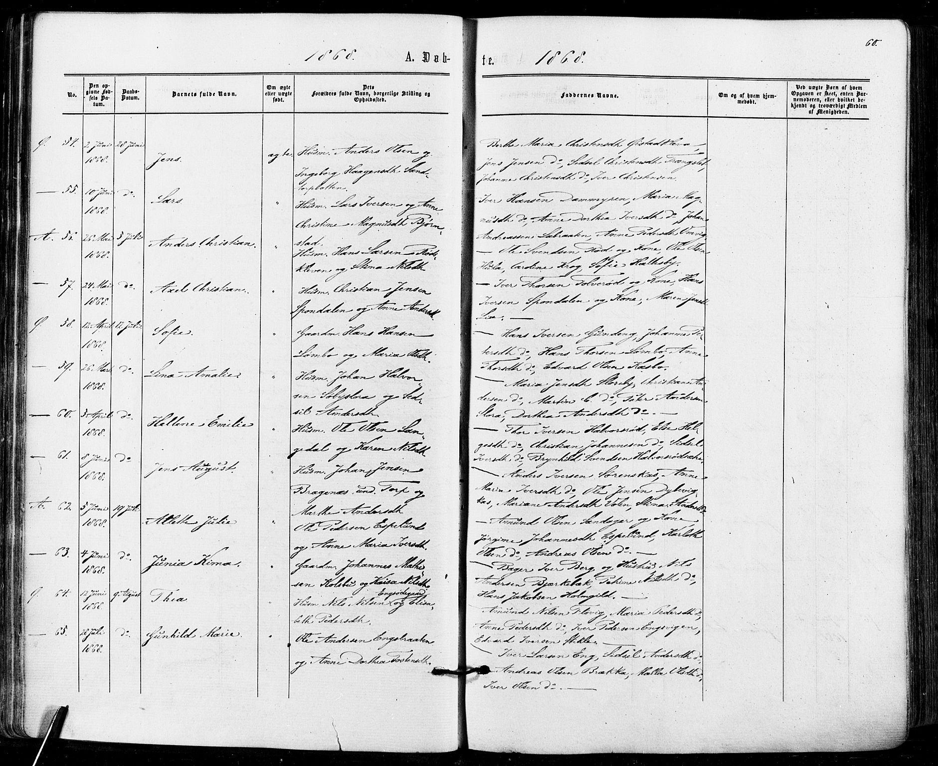 Aremark prestekontor Kirkebøker, SAO/A-10899/F/Fc/L0004: Parish register (official) no. III 4, 1866-1877, p. 59-60