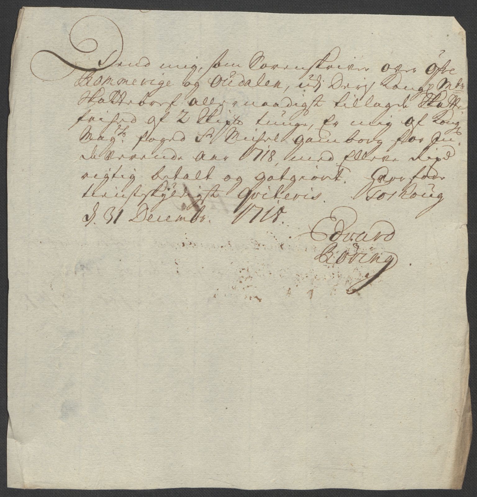 Rentekammeret inntil 1814, Reviderte regnskaper, Fogderegnskap, RA/EA-4092/R12/L0727: Fogderegnskap Øvre Romerike, 1718, p. 290