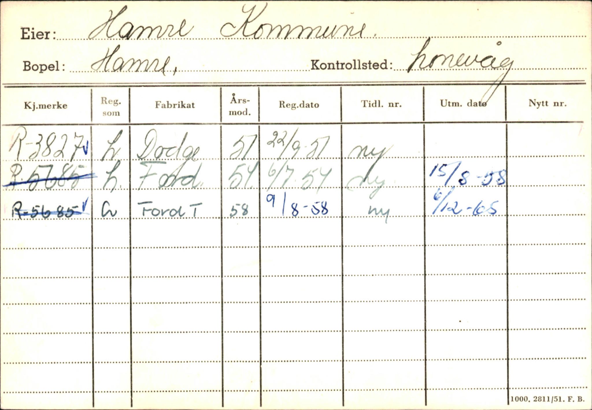 Statens vegvesen, Hordaland vegkontor, SAB/A-5201/2/Ha/L0018: R-eierkort H, 1920-1971, p. 642