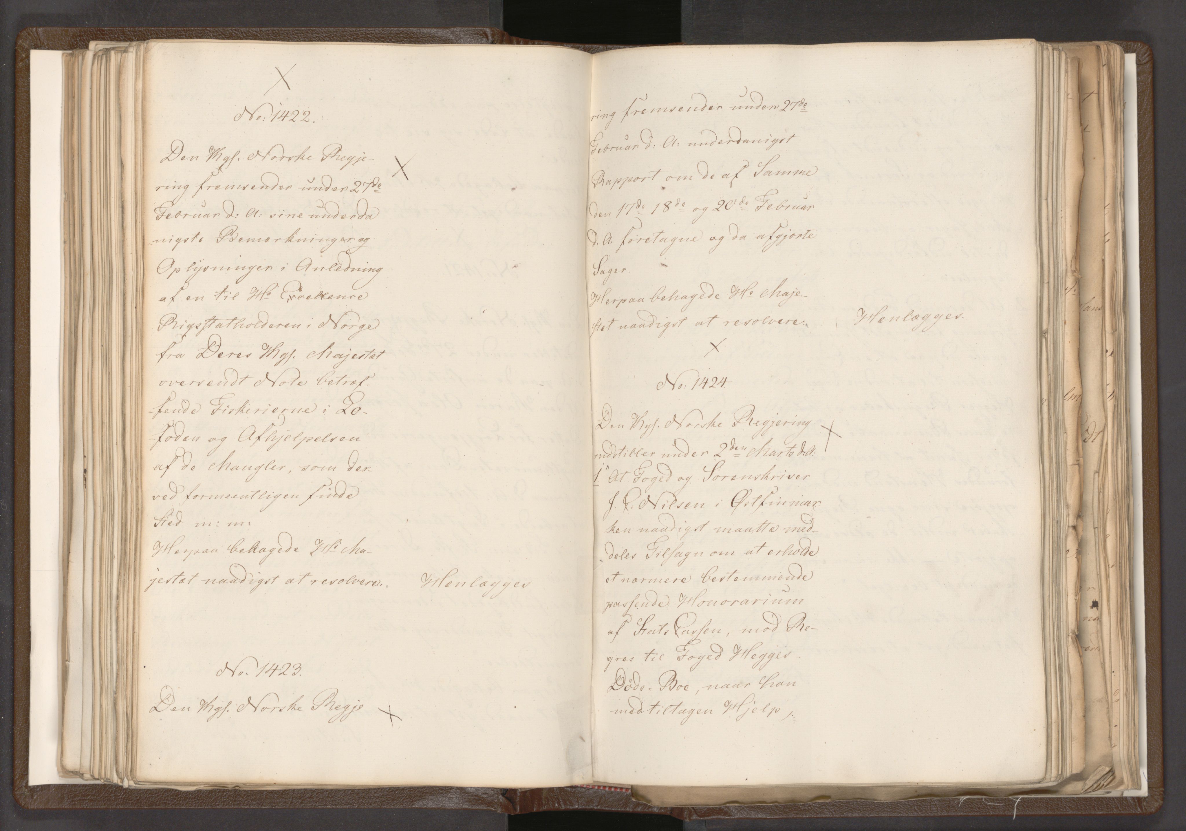 Statsrådssekretariatet, AV/RA-S-1001/A/Ab/L0018: Kgl. res. nr. 1112-1753, 1. halvår, 1824