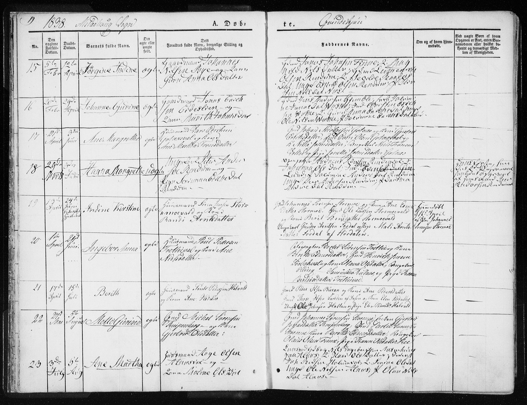 Ministerialprotokoller, klokkerbøker og fødselsregistre - Nord-Trøndelag, SAT/A-1458/717/L0154: Parish register (official) no. 717A06 /1, 1836-1849, p. 19