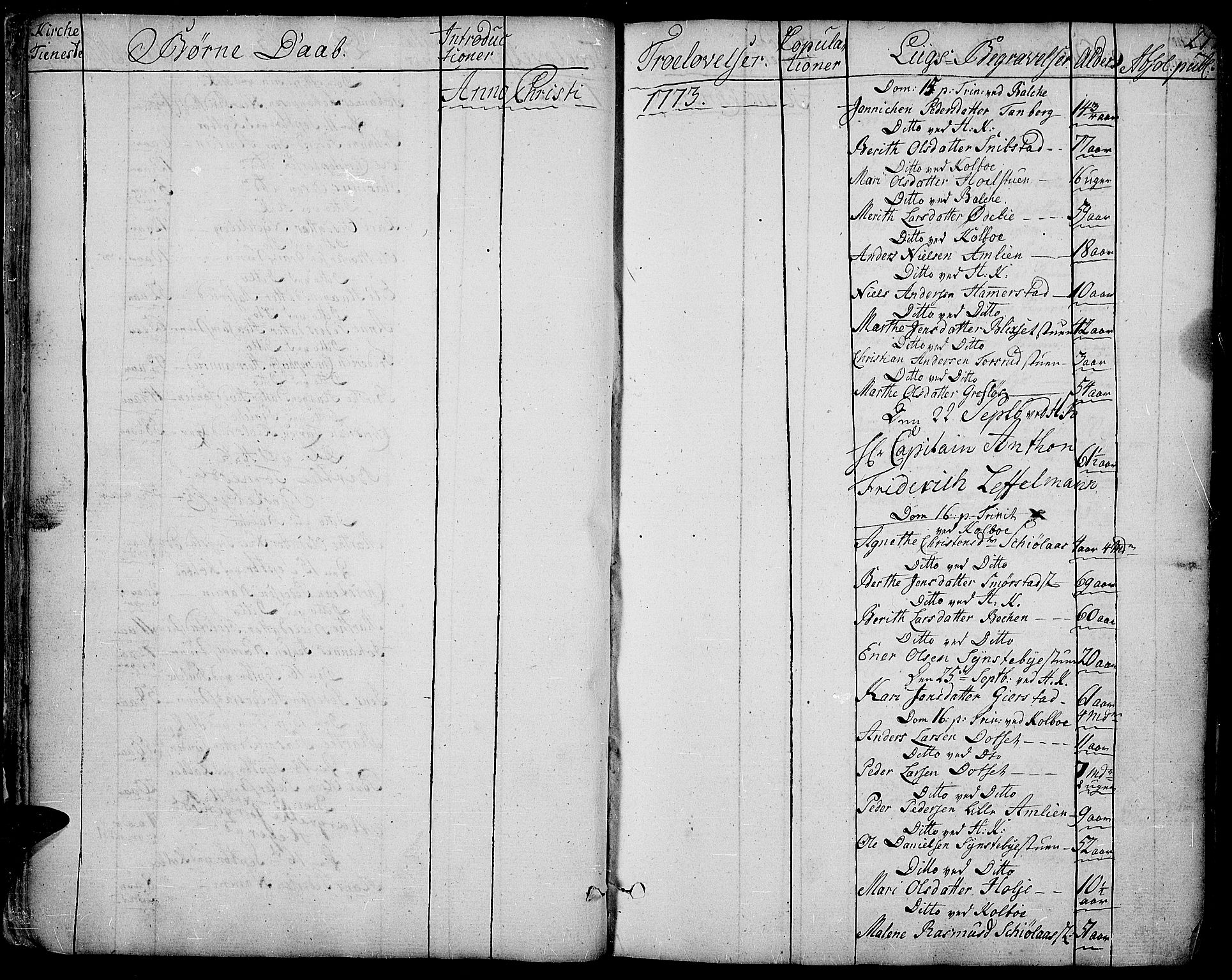 Toten prestekontor, AV/SAH-PREST-102/H/Ha/Haa/L0006: Parish register (official) no. 6, 1773-1793, p. 27