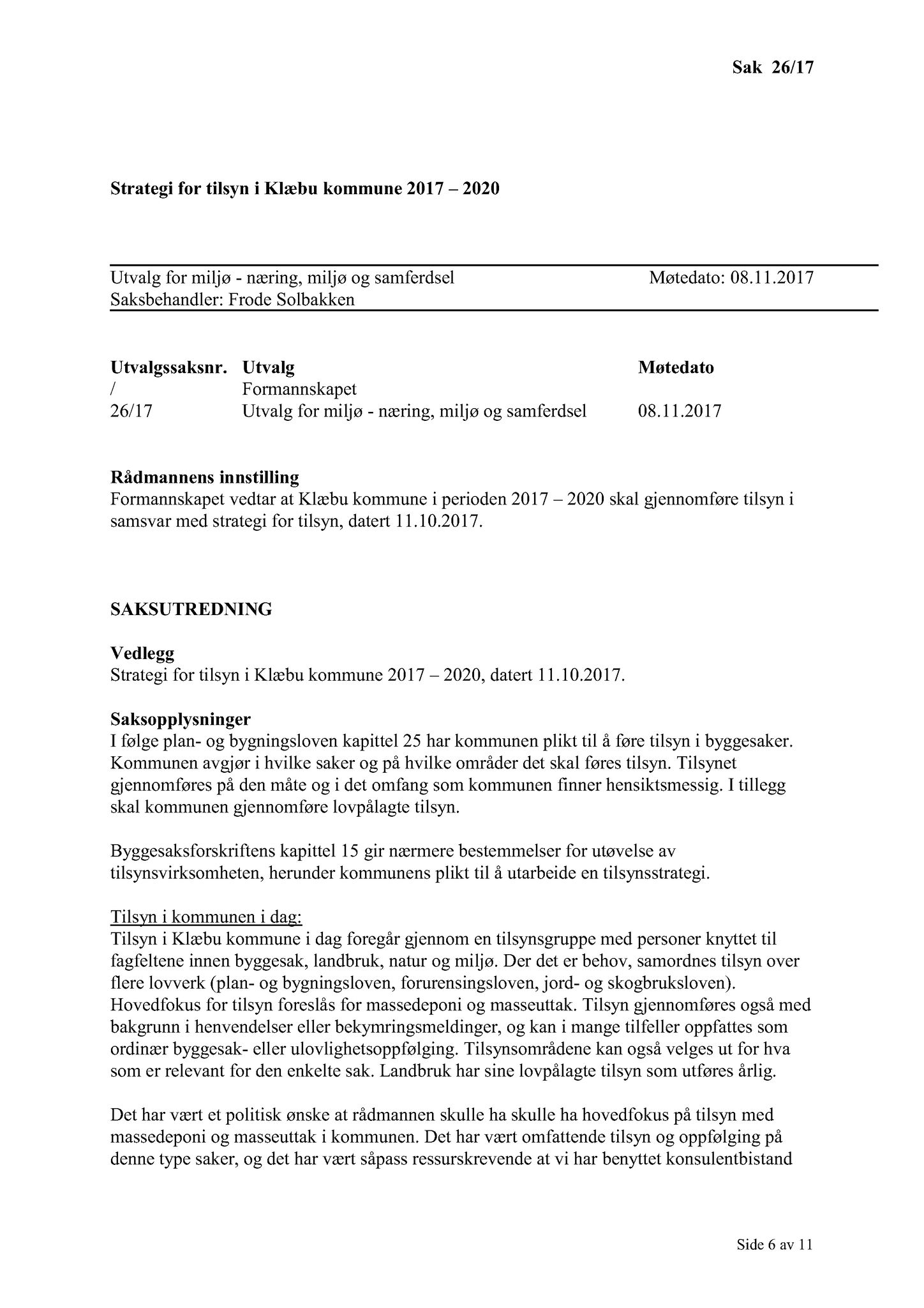 Klæbu Kommune, TRKO/KK/06-UM/L004: Utvalg for miljø - Møtedokumenter 2017, 2017, p. 795