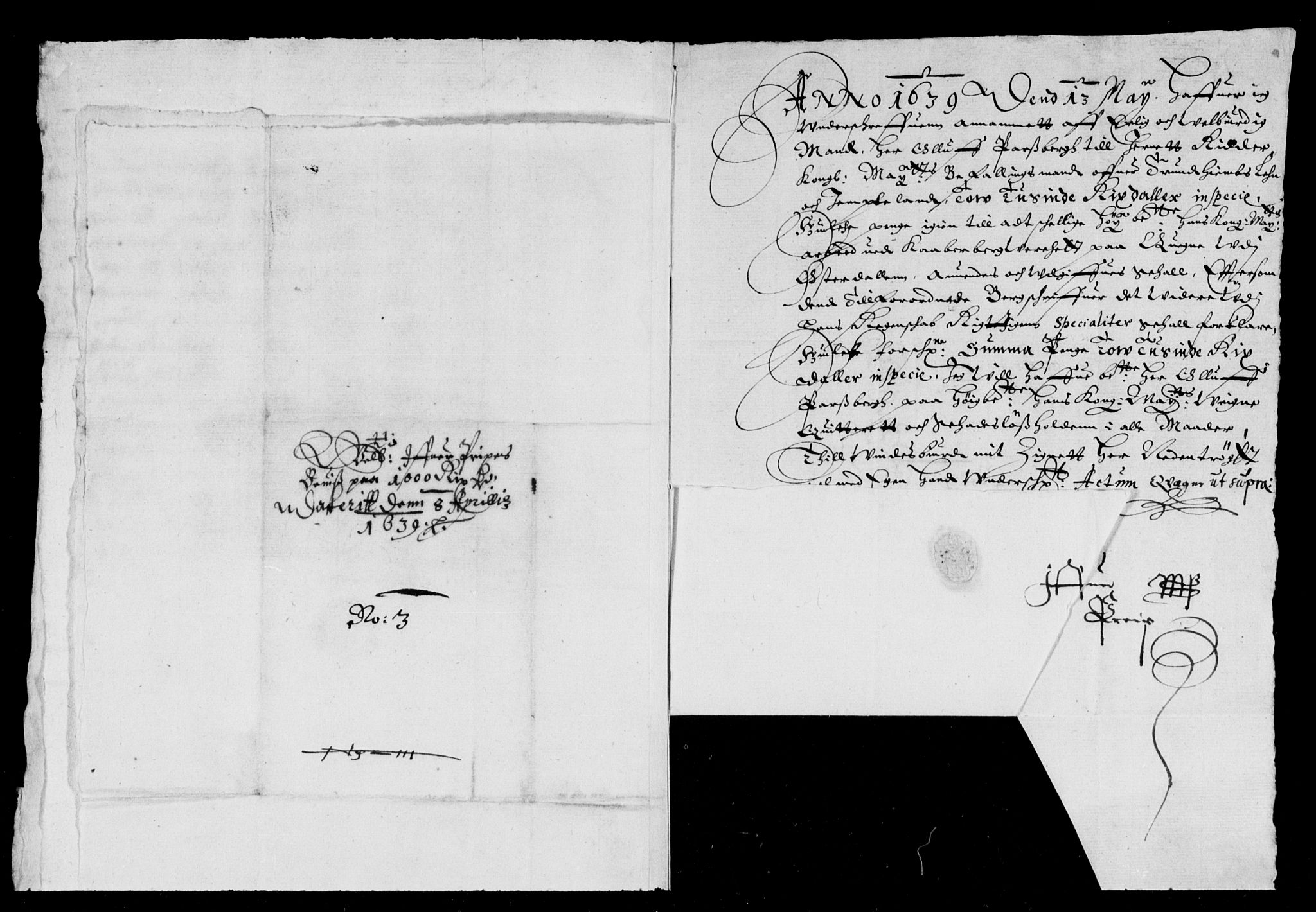 Rentekammeret inntil 1814, Reviderte regnskaper, Lensregnskaper, AV/RA-EA-5023/R/Rb/Rbw/L0061: Trondheim len, 1637-1638