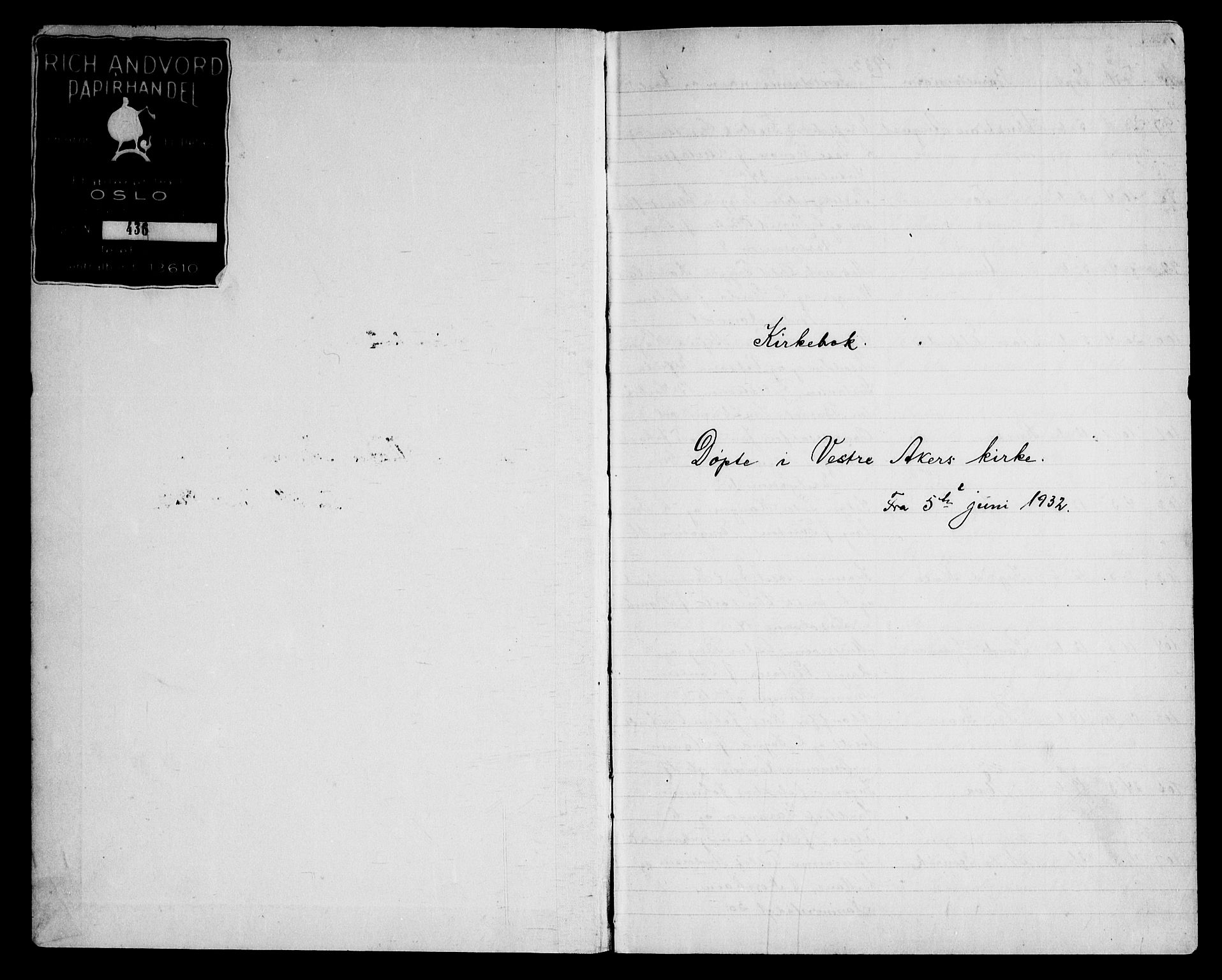 Vestre Aker prestekontor Kirkebøker, AV/SAO-A-10025/G/Ga/L0007: Parish register (copy) no. I 7, 1932-1945