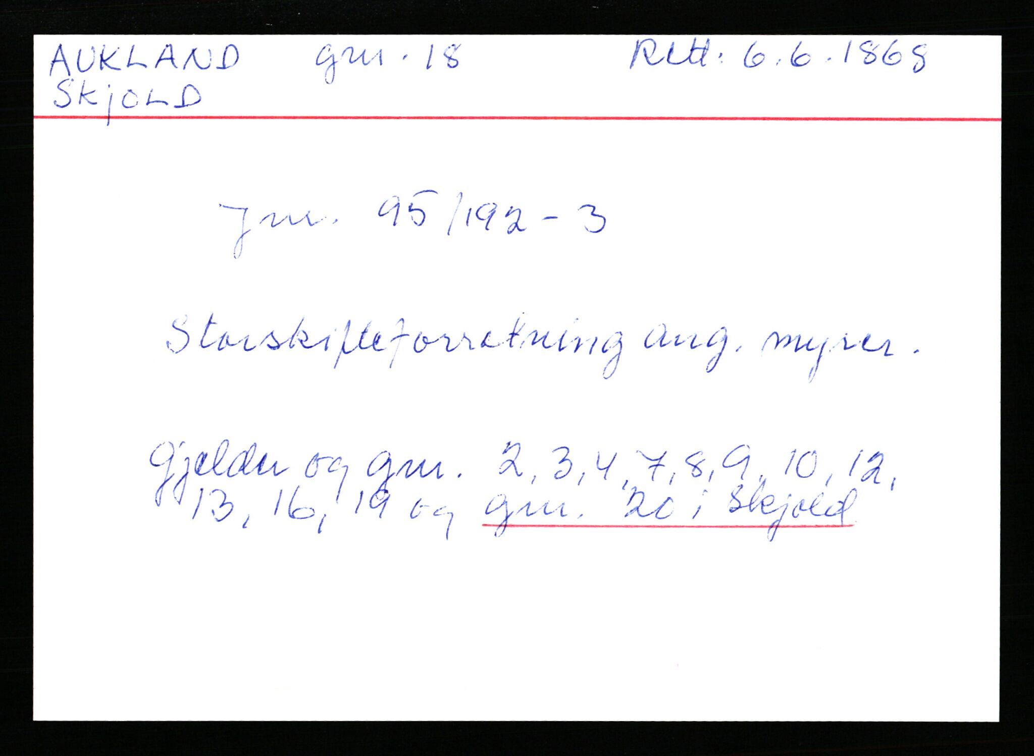 Statsarkivet i Stavanger, AV/SAST-A-101971/03/Y/Yk/L0002: Registerkort sortert etter gårdsnavn: Auglend - Bakkevik, 1750-1930, p. 87