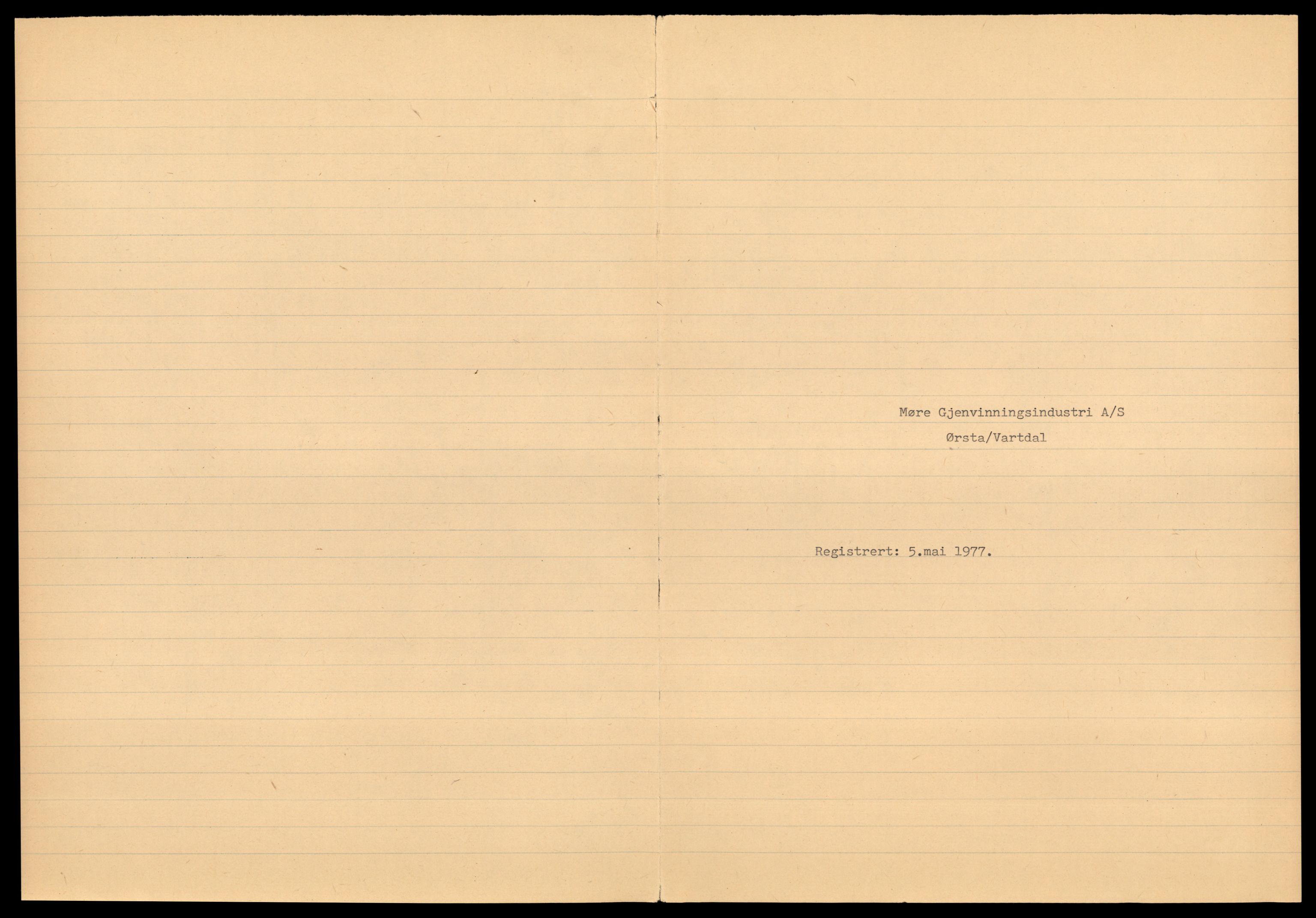 Søre Sunnmøre sorenskriveri, AV/SAT-A-4122/2/J/Jd/Jda/L0015: Bilag. Aksjeselskap, M-N, 1944-1990, p. 1