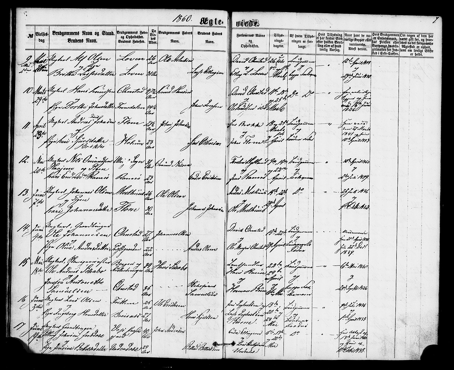 Aurland sokneprestembete, SAB/A-99937/H/Ha/Haa/L0010: Parish register (official) no. A 10, 1859-1879, p. 7