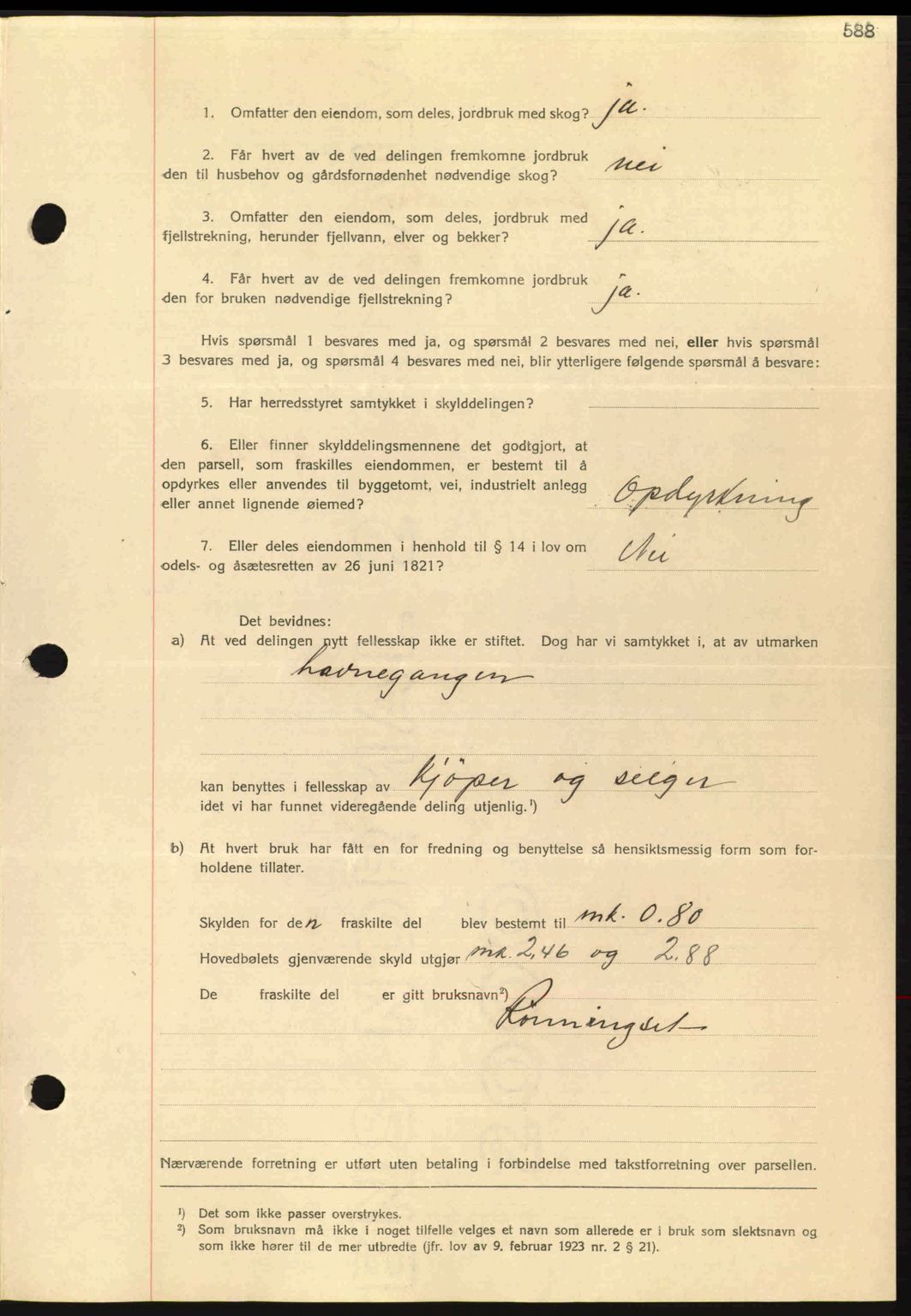 Nordmøre sorenskriveri, AV/SAT-A-4132/1/2/2Ca: Mortgage book no. A81, 1937-1937, Diary no: : 1102/1937