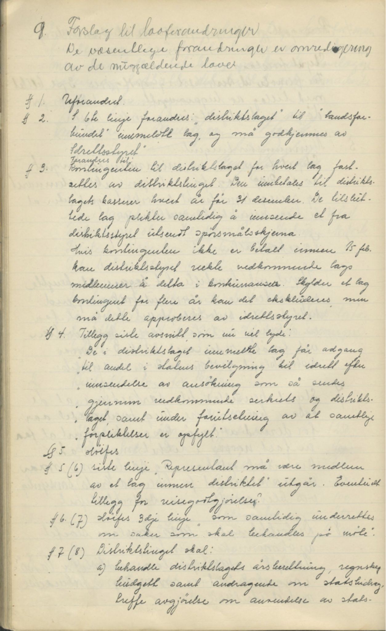 Finnmark Distriktslag for Idrett, FMFB/A-1040/A/L0001: Møteprotokoll, 1919-1940, p. 107