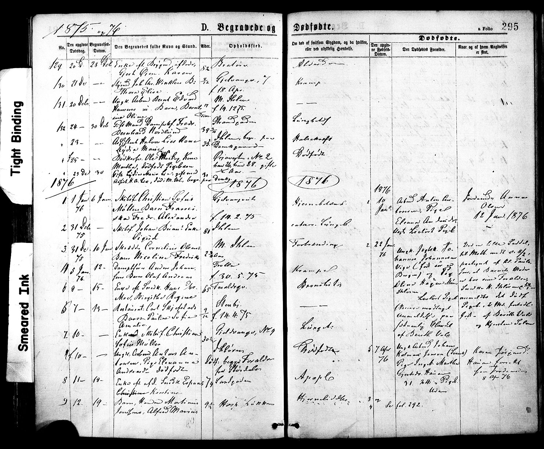 SAT, Ministerialprotokoller, klokkerbøker og fødselsregistre - Sør-Trøndelag, SAT/A-1456/602/L0118Parish register (official) no. 602A16, 1873-1879, p. 295