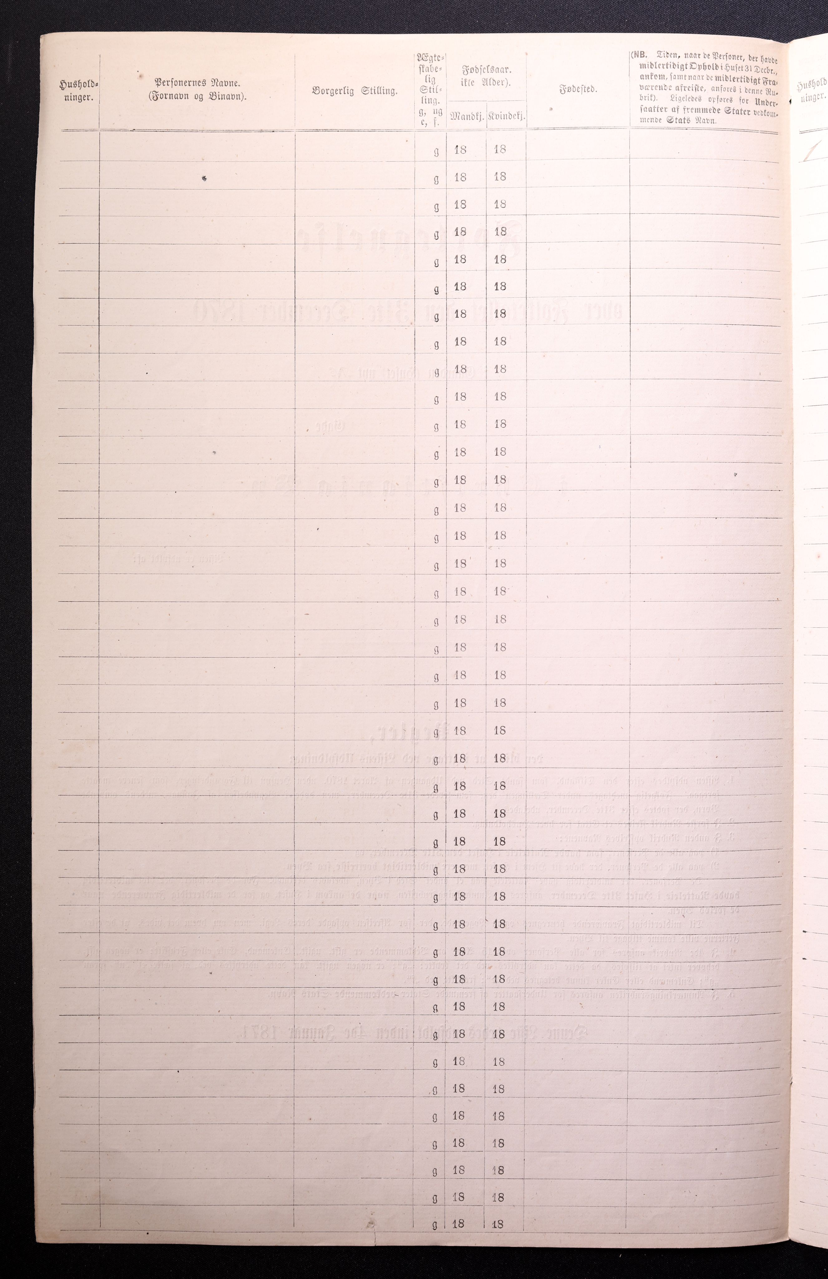 RA, 1870 census for 0301 Kristiania, 1870, p. 1708