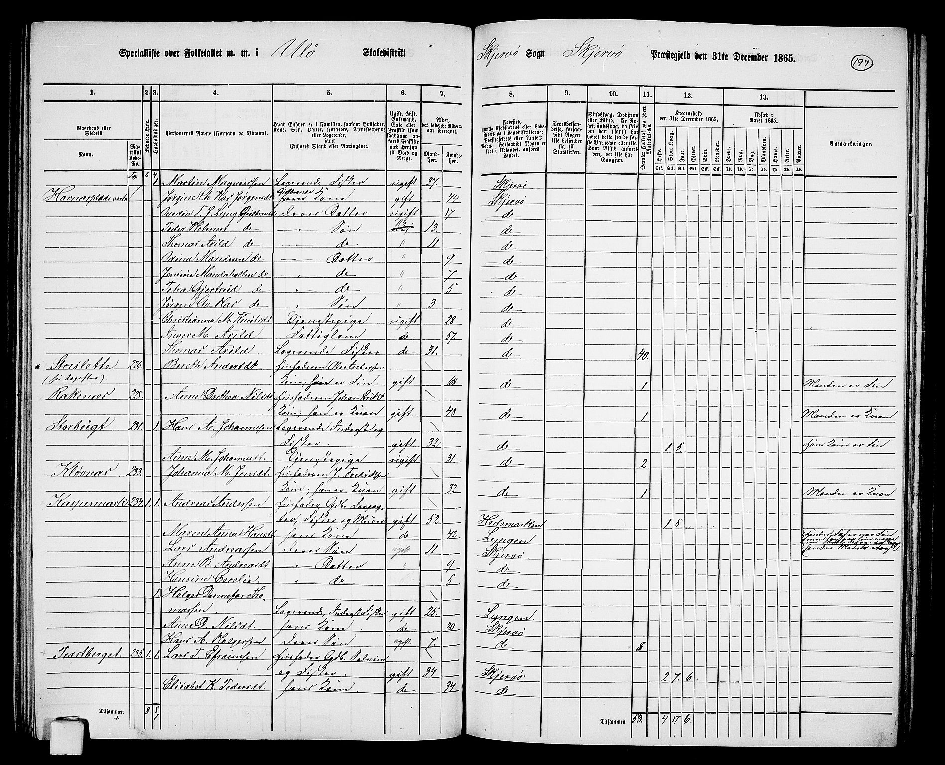 RA, 1865 census for Skjervøy, 1865, p. 78