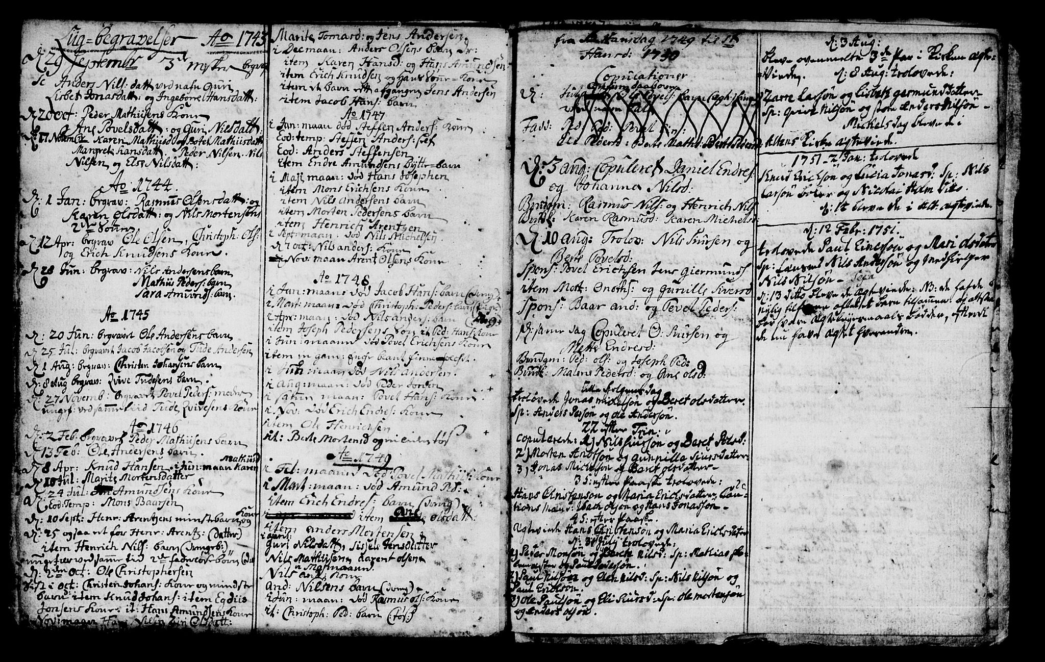Hammerfest sokneprestkontor, SATØ/S-1347/H/Ha/L0001.kirke: Parish register (official) no. 1, 1743-1751, p. 7