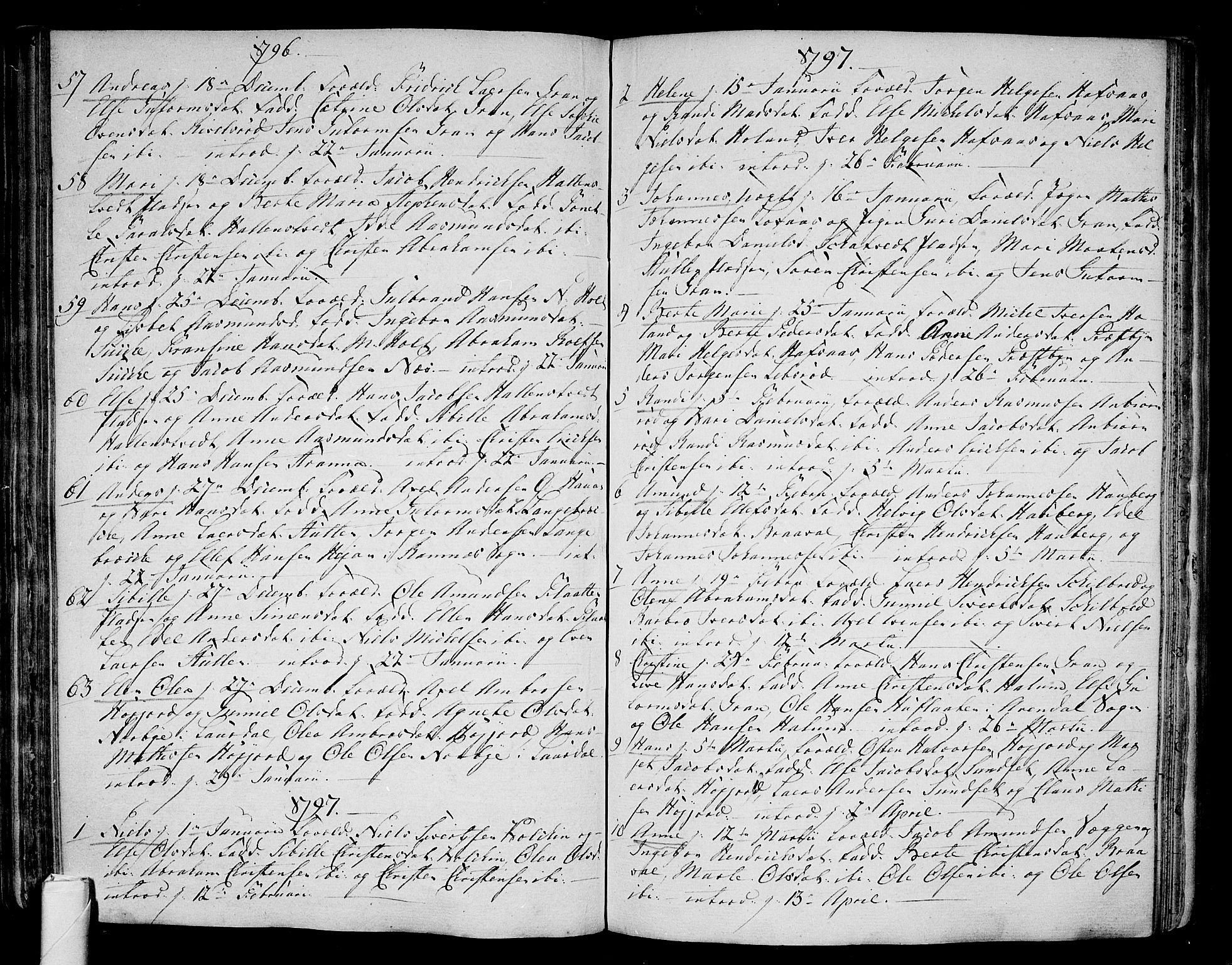 Andebu kirkebøker, AV/SAKO-A-336/F/Fa/L0002: Parish register (official) no. 2, 1733-1802