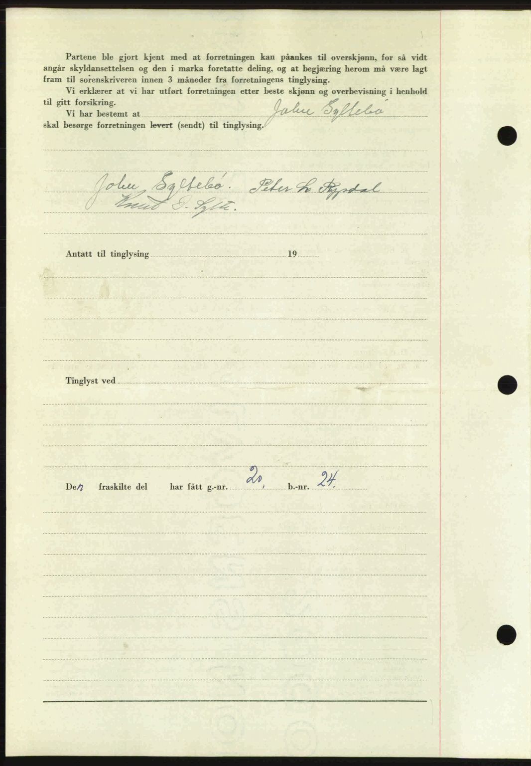 Romsdal sorenskriveri, AV/SAT-A-4149/1/2/2C: Mortgage book no. A31, 1949-1949, Diary no: : 2741/1949