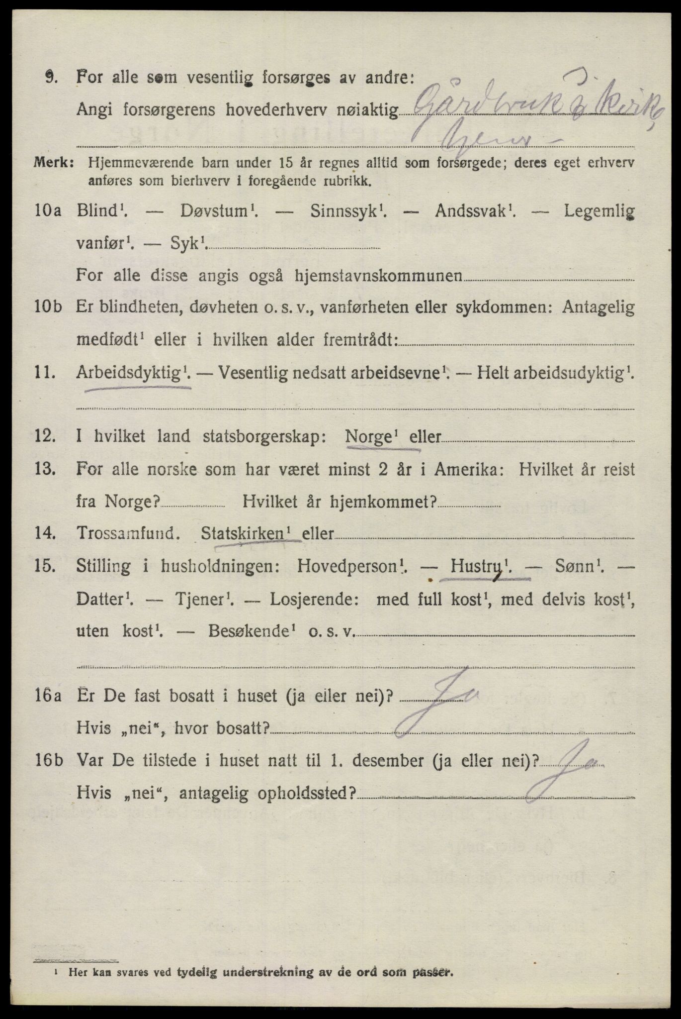 SAO, 1920 census for Eidsvoll, 1920, p. 20116