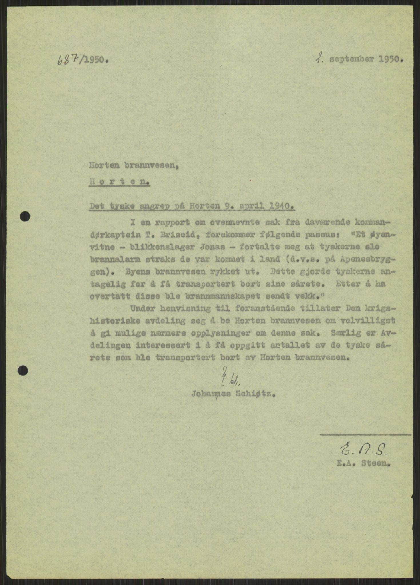 Forsvaret, Forsvarets krigshistoriske avdeling, AV/RA-RAFA-2017/Y/Ya/L0014: II-C-11-31 - Fylkesmenn.  Rapporter om krigsbegivenhetene 1940., 1940, p. 537