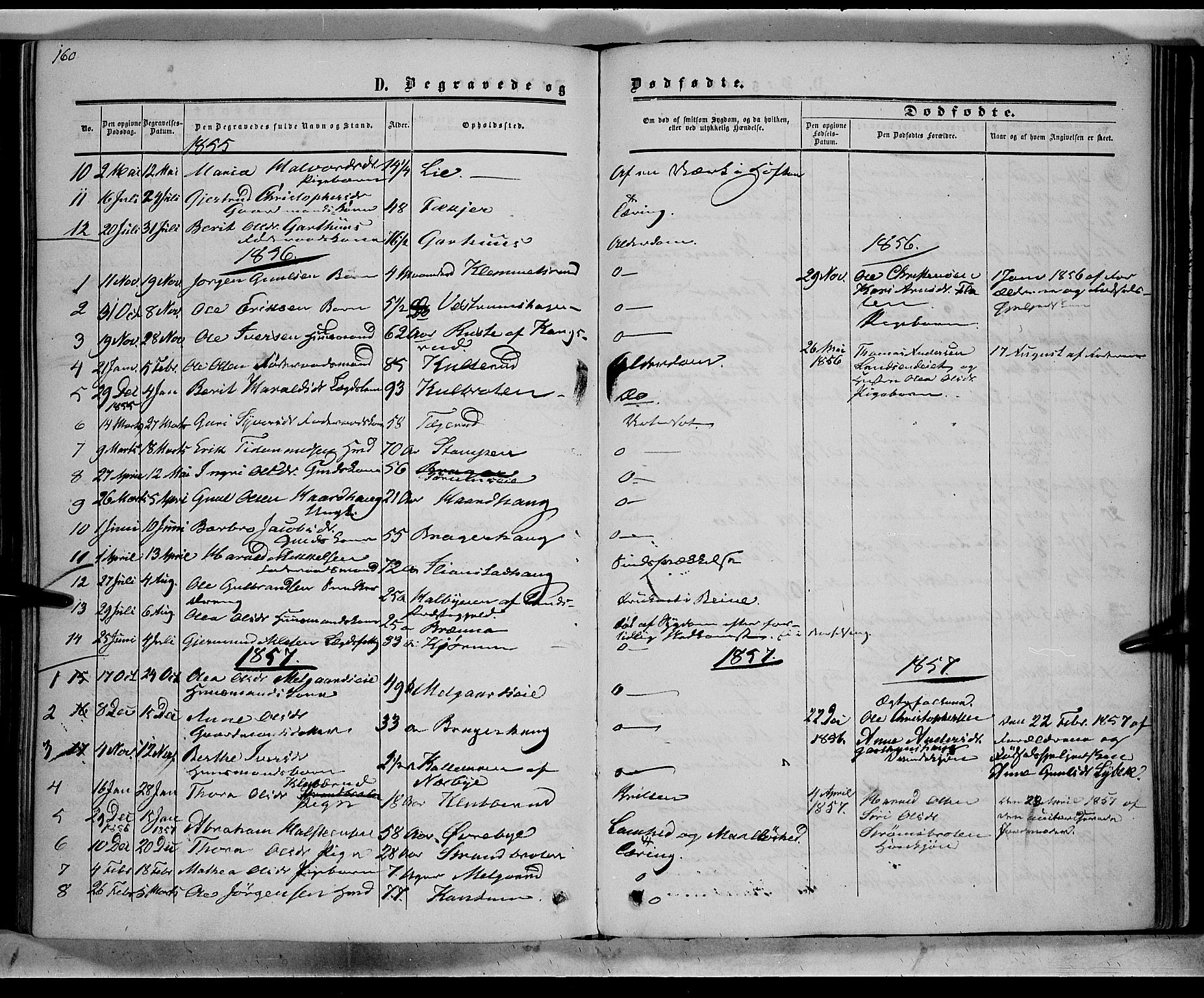 Sør-Aurdal prestekontor, AV/SAH-PREST-128/H/Ha/Haa/L0007: Parish register (official) no. 7, 1849-1876, p. 160