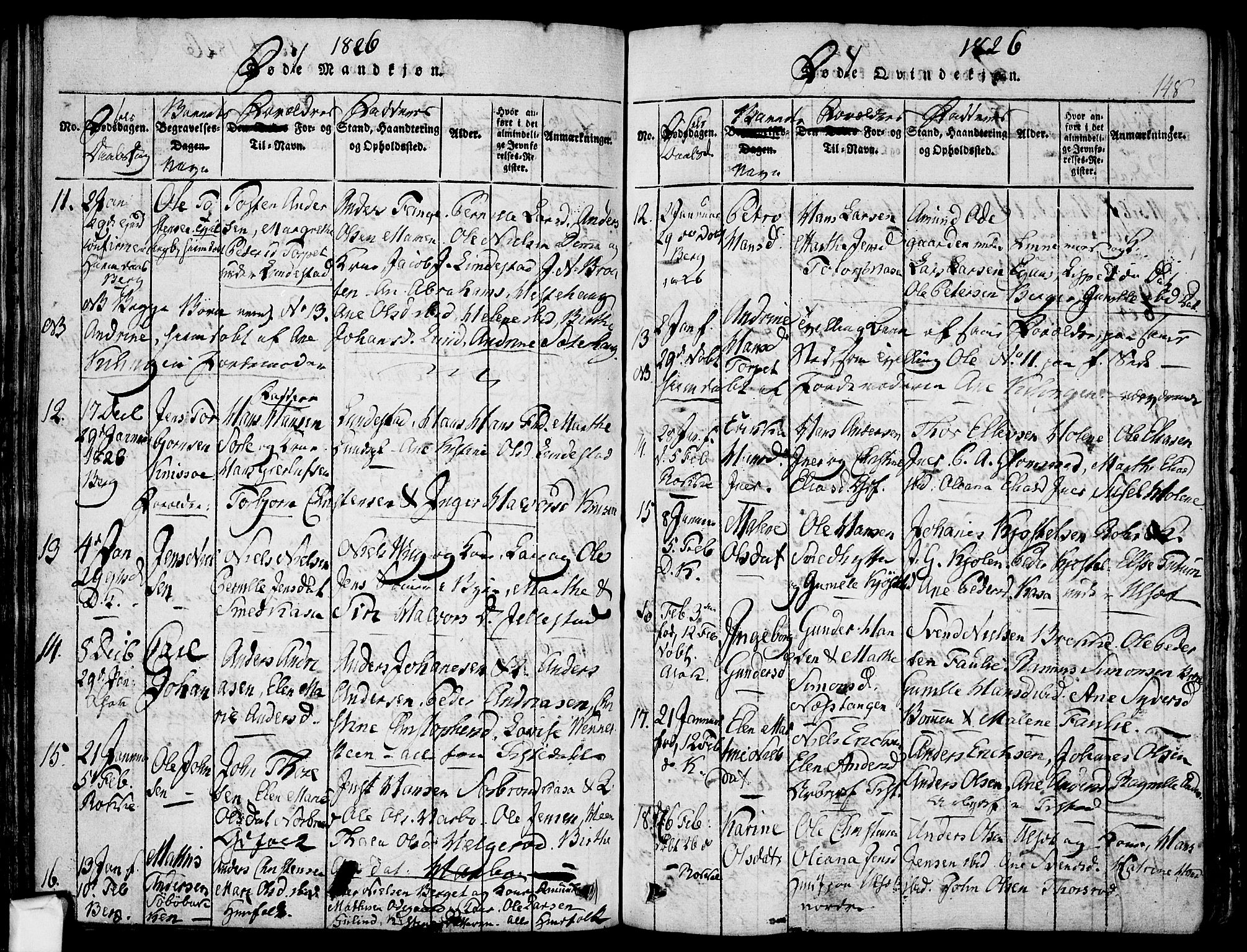 Berg prestekontor Kirkebøker, AV/SAO-A-10902/F/Fa/L0002: Parish register (official) no. I 2, 1815-1831, p. 148