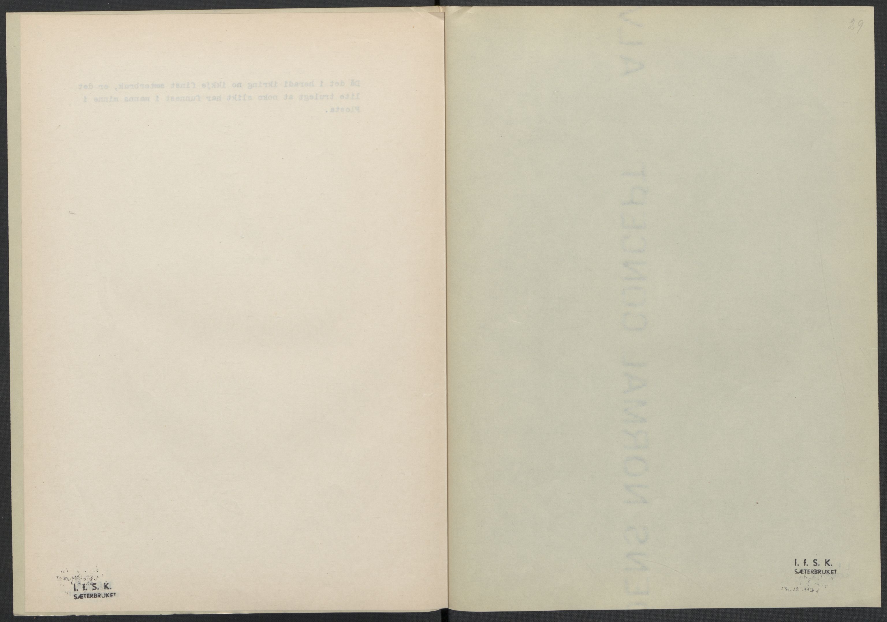 Instituttet for sammenlignende kulturforskning, RA/PA-0424/F/Fc/L0008/0001: Eske B8: / Aust-Agder (perm XIX), 1932-1938, p. 29