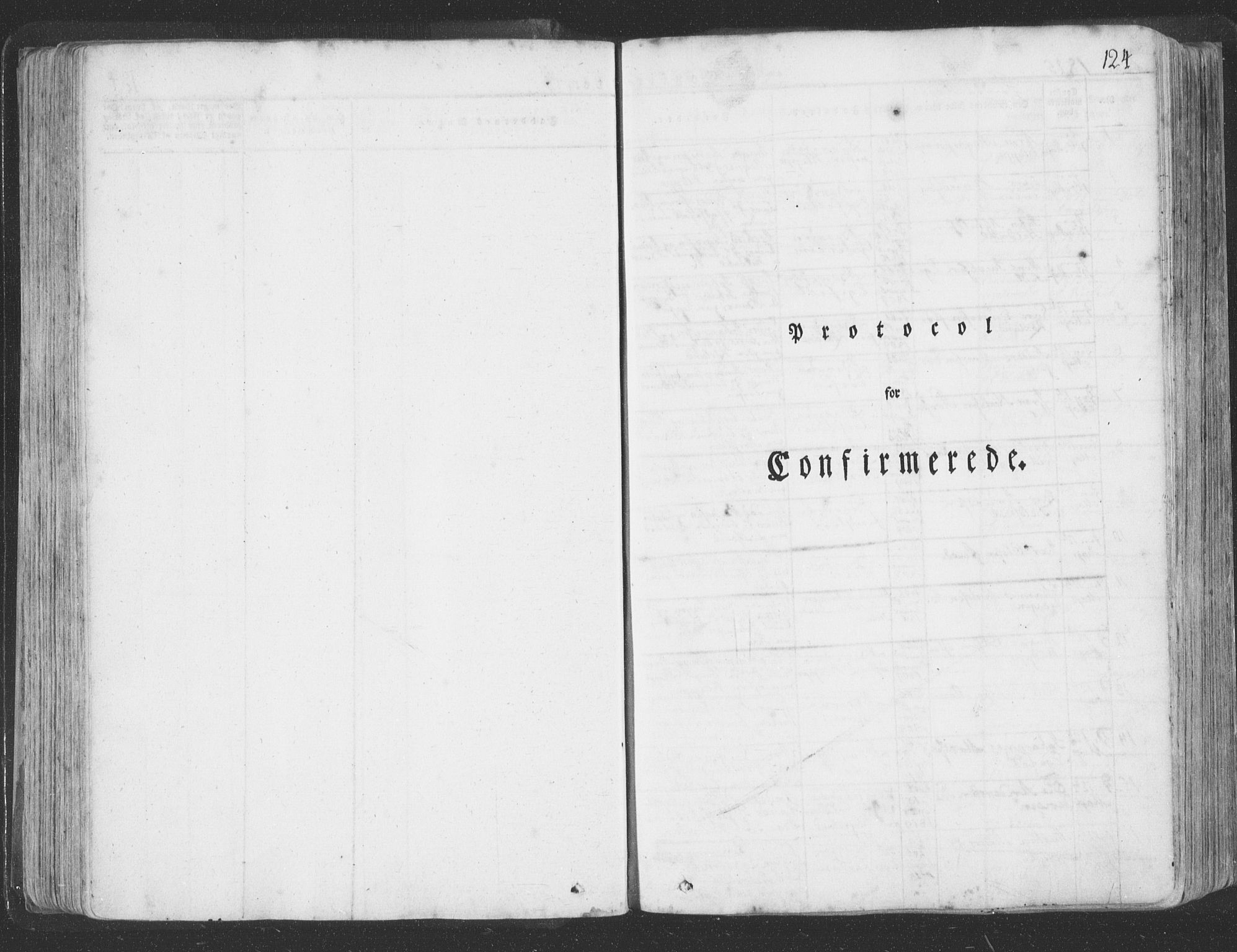 Hosanger sokneprestembete, AV/SAB-A-75801/H/Haa: Parish register (official) no. A 6, 1824-1835, p. 124