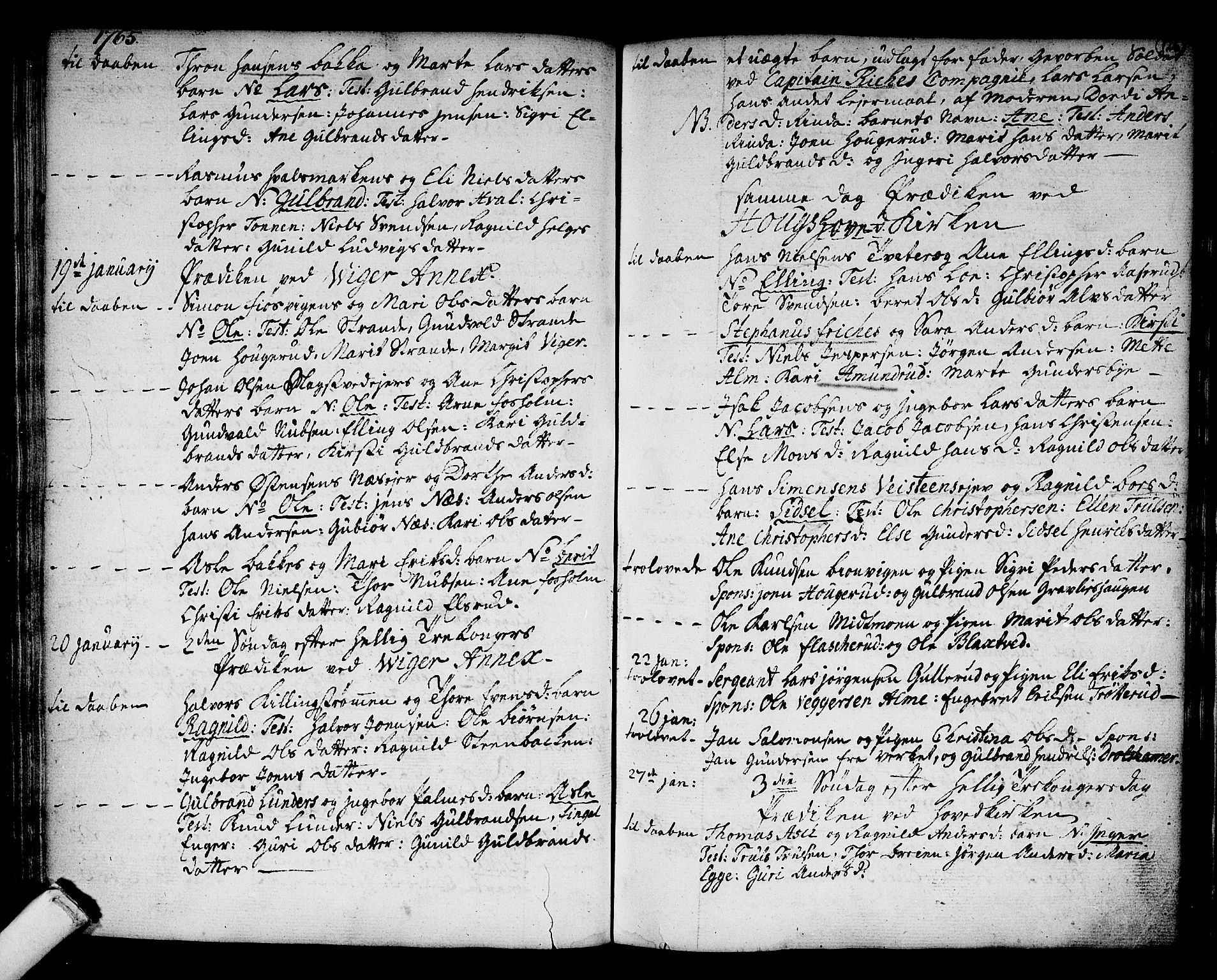 Norderhov kirkebøker, AV/SAKO-A-237/F/Fa/L0004: Parish register (official) no. 4, 1758-1774, p. 126