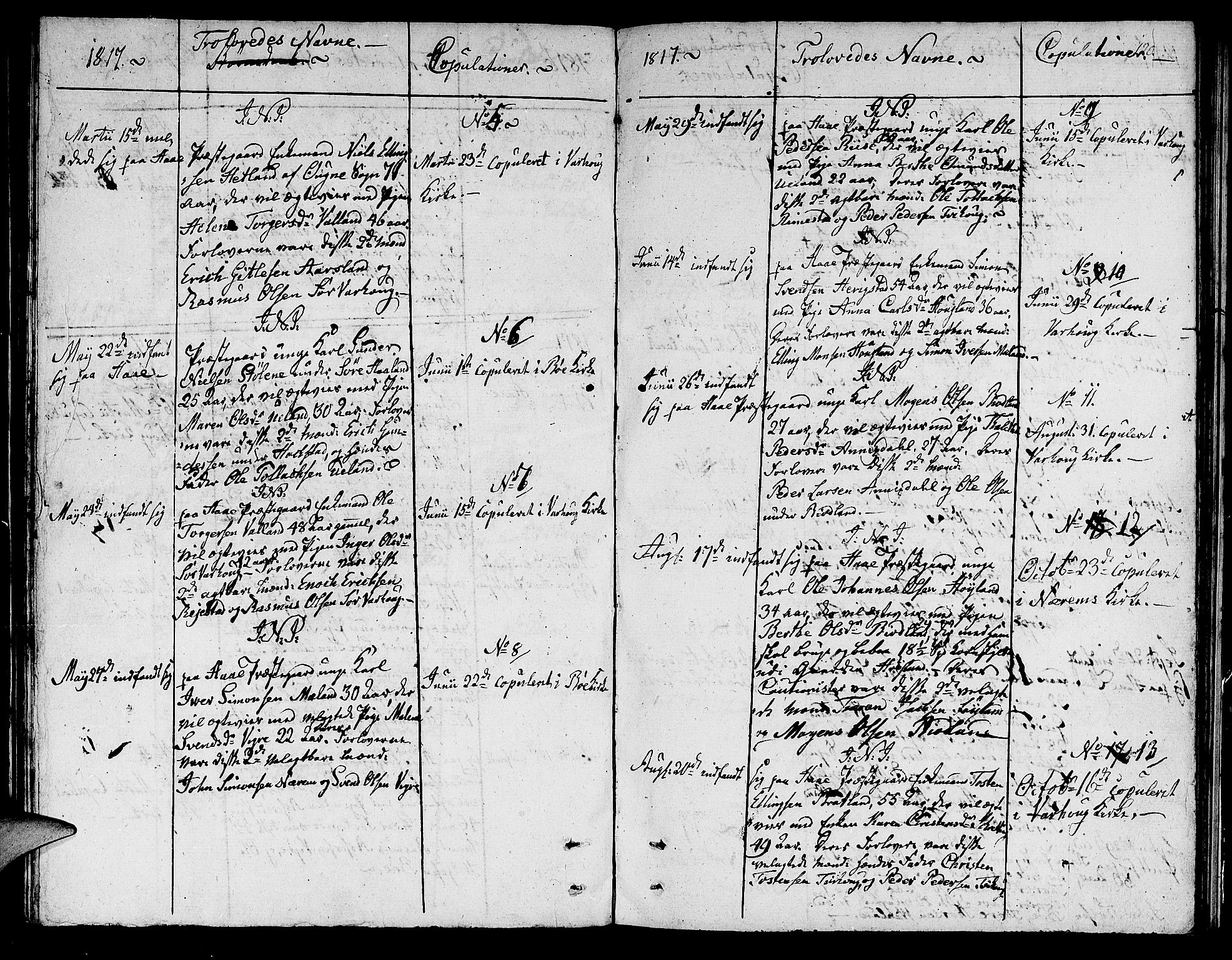 Hå sokneprestkontor, AV/SAST-A-101801/001/30BA/L0002: Parish register (official) no. A 2, 1812-1817, p. 120