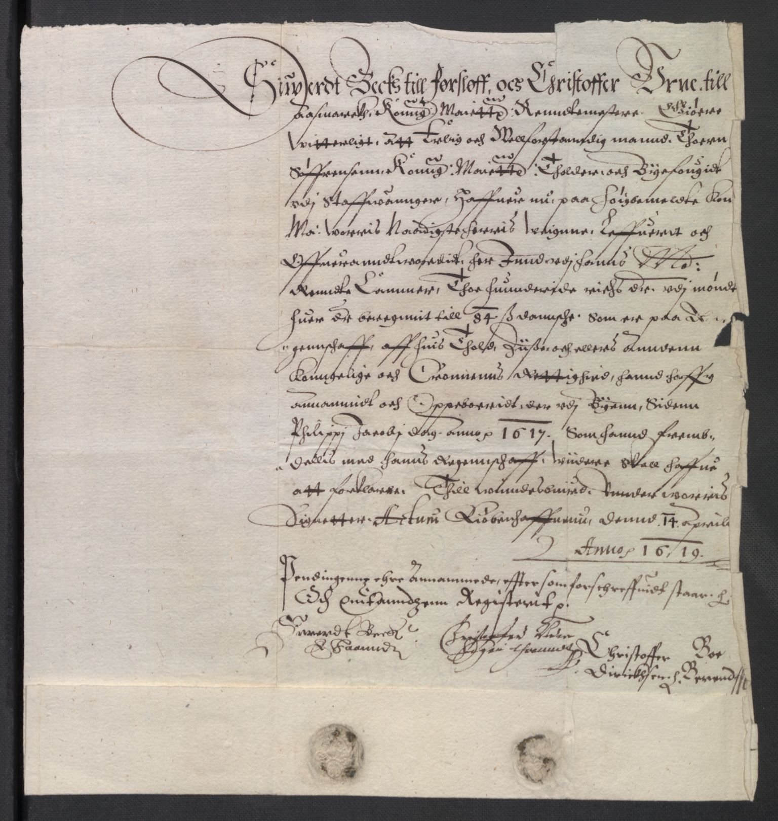 Rentekammeret inntil 1814, Reviderte regnskaper, Byregnskaper, AV/RA-EA-4066/R/Ro/L0297: [O1] By- og tollregnskap, 1602-1624, p. 225