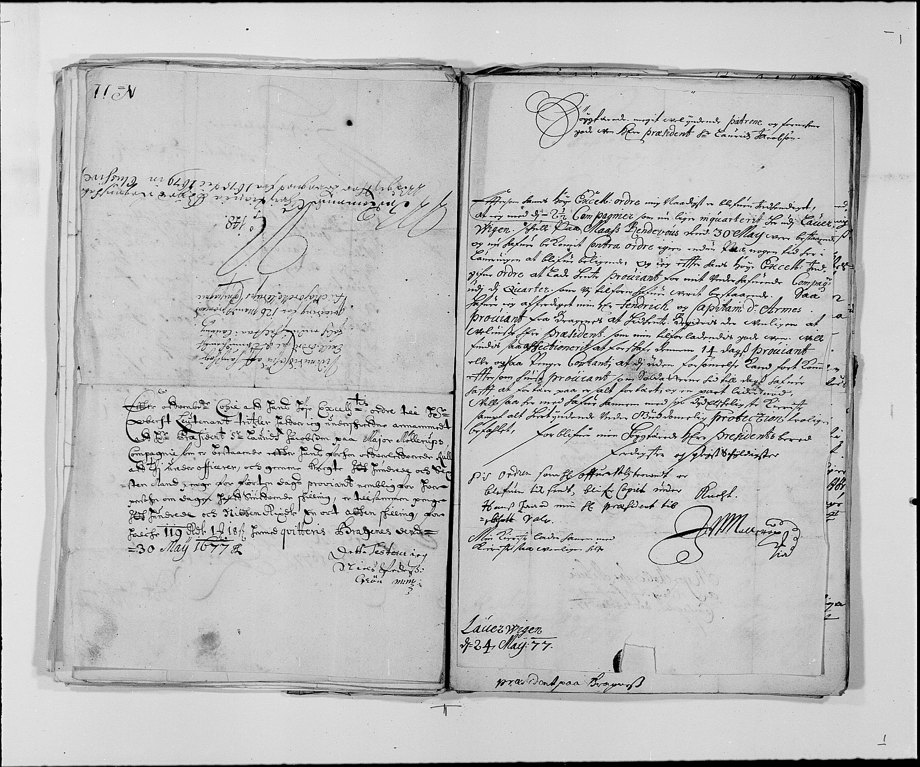 Rentekammeret inntil 1814, Reviderte regnskaper, Byregnskaper, RA/EA-4066/R/Re/L0058: [E3] Kontribusjonsregnskap (med Bragernes og Strømsø), 1675-1679, p. 393