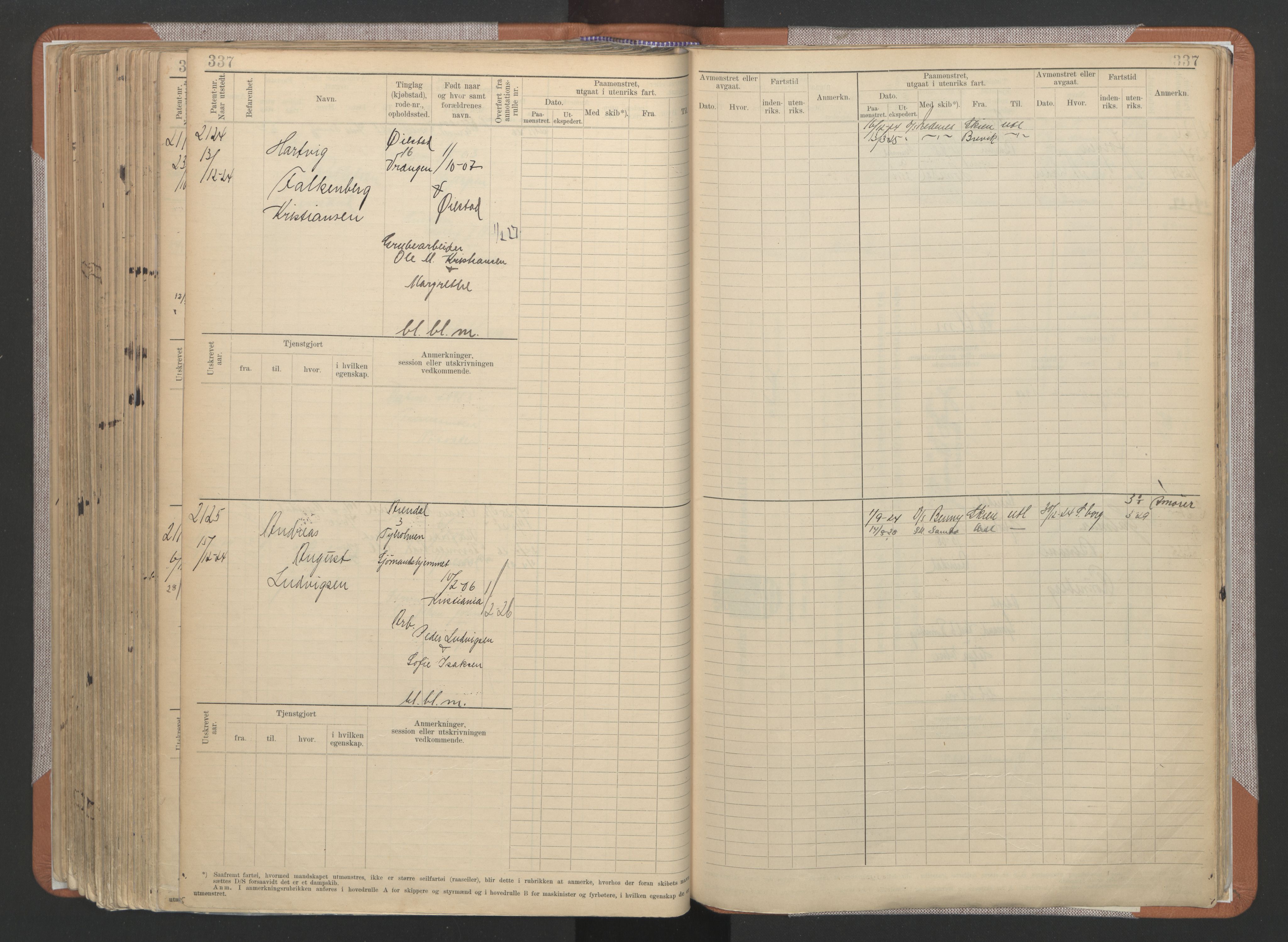 Arendal mønstringskrets, AV/SAK-2031-0012/F/Fb/L0022: Hovedrulle A nr 1466-2242, S-20, 1914-1930, p. 347