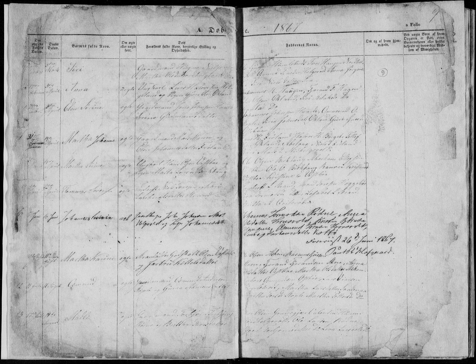 Vikedal sokneprestkontor, AV/SAST-A-101840/01/V: Parish register (copy) no. B 10, 1864-1926, p. 9