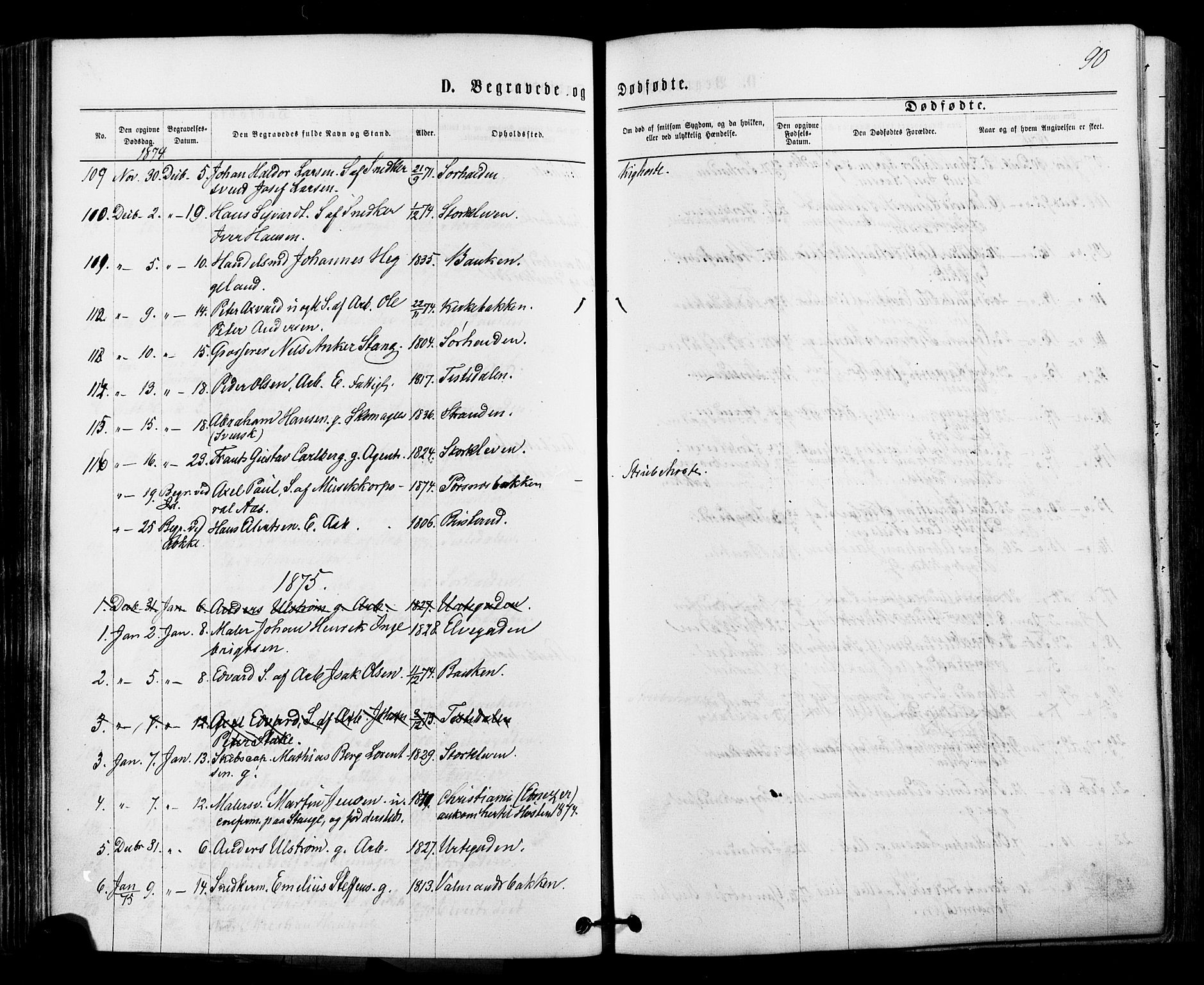 Halden prestekontor Kirkebøker, SAO/A-10909/F/Fa/L0010: Parish register (official) no. I 10, 1866-1877, p. 90