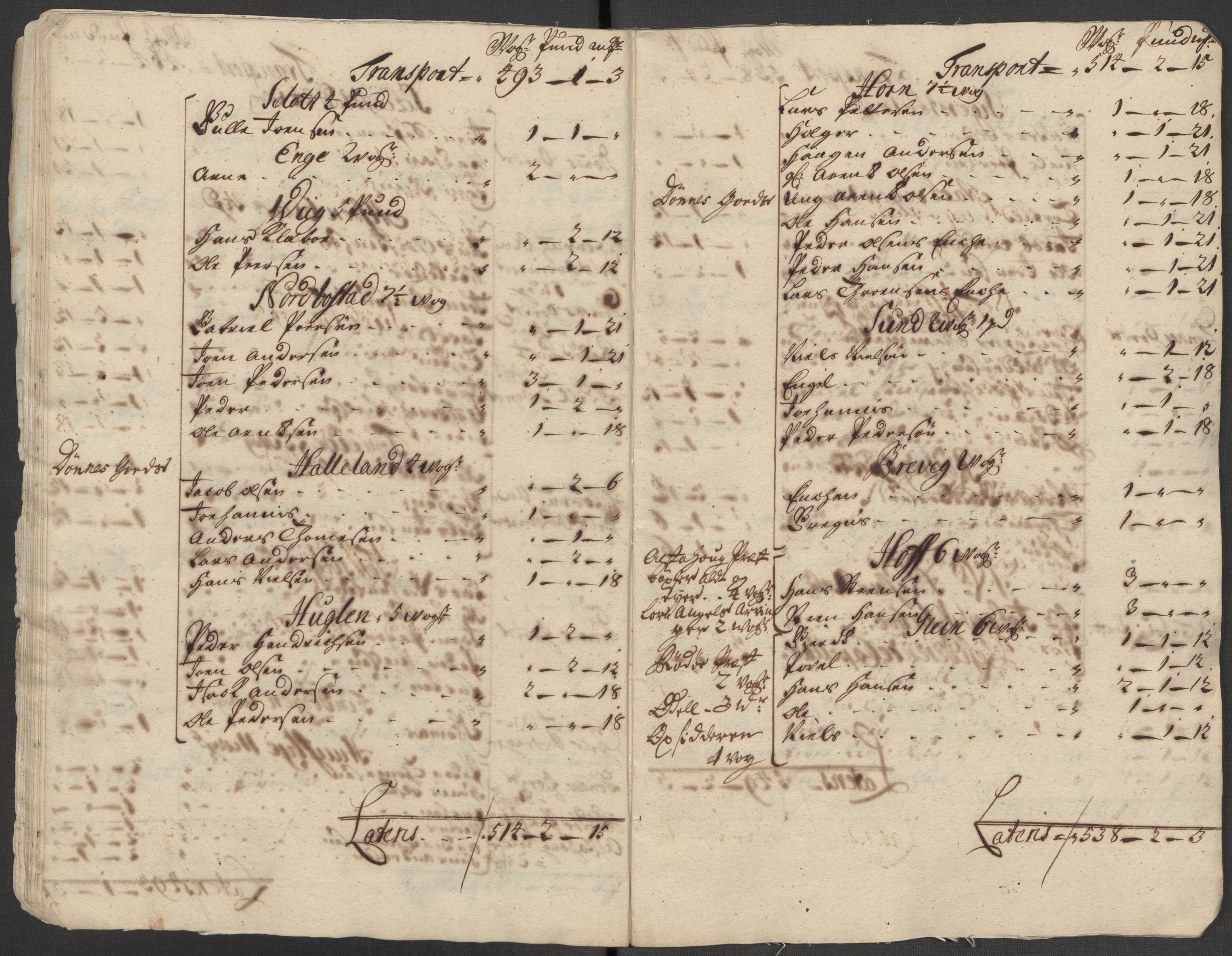 Rentekammeret inntil 1814, Reviderte regnskaper, Fogderegnskap, AV/RA-EA-4092/R65/L4513: Fogderegnskap Helgeland, 1714-1715, p. 37