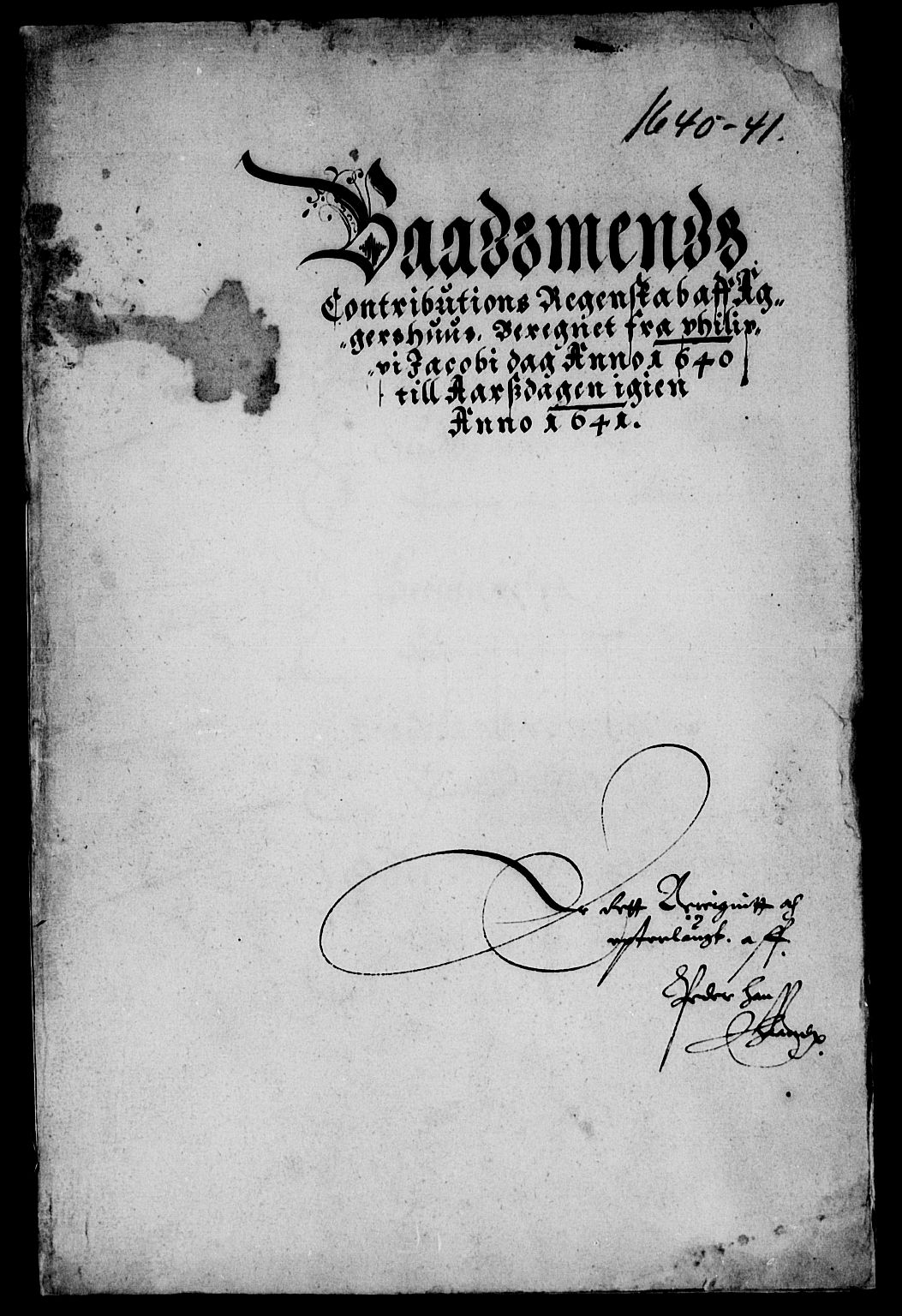 Rentekammeret inntil 1814, Reviderte regnskaper, Lensregnskaper, AV/RA-EA-5023/R/Rb/Rba/L0156: Akershus len, 1638-1642